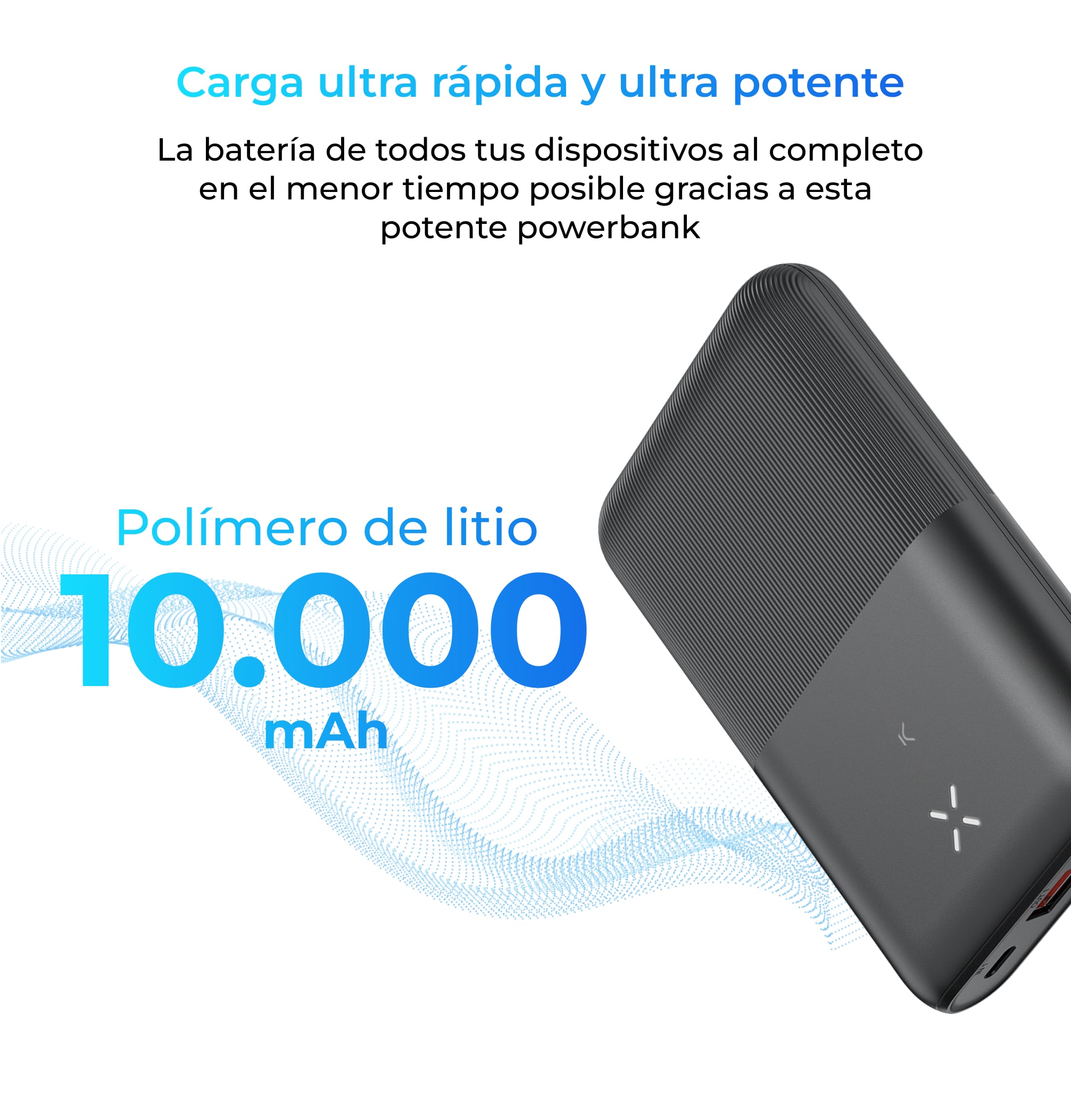 Powerbank Ksix Ultra Slim 10.000 Mah 10000 Mah  MKP
