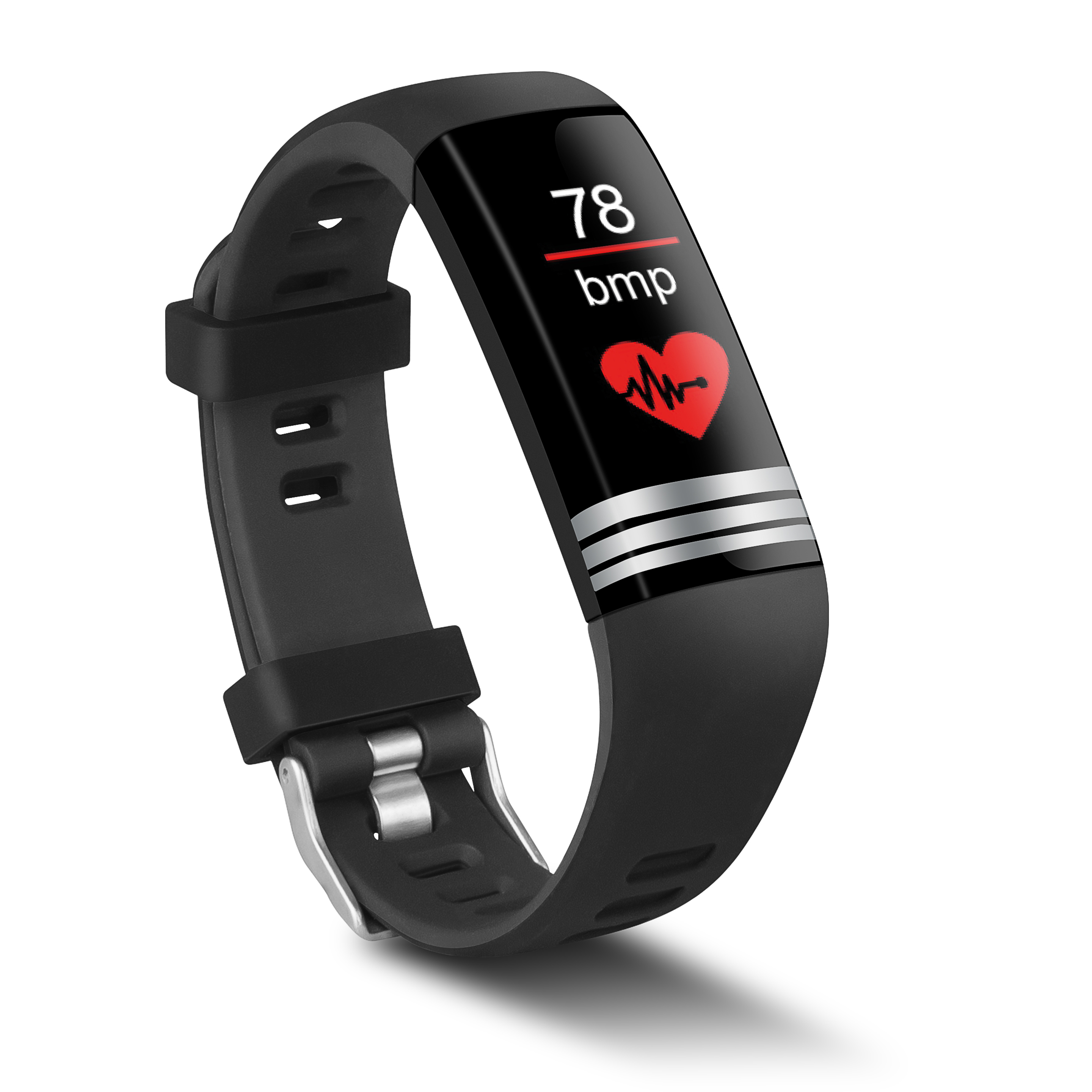 Pulsera De Actividad Smartek Hrb-700 Negro