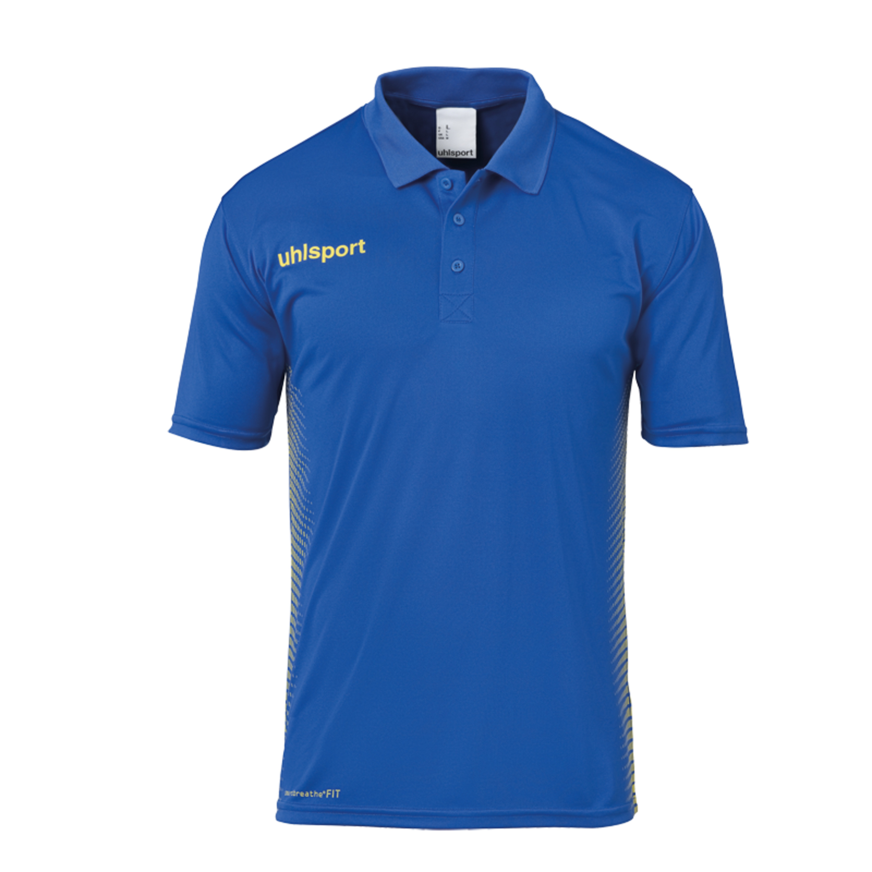 Score Polo Shirt Azur/lima Amarillo Uhlsport