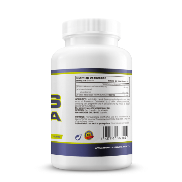 Ecdysterone (Ecdisterona) - 120 Cápsulas Vegetales De Mm Supplements  MKP