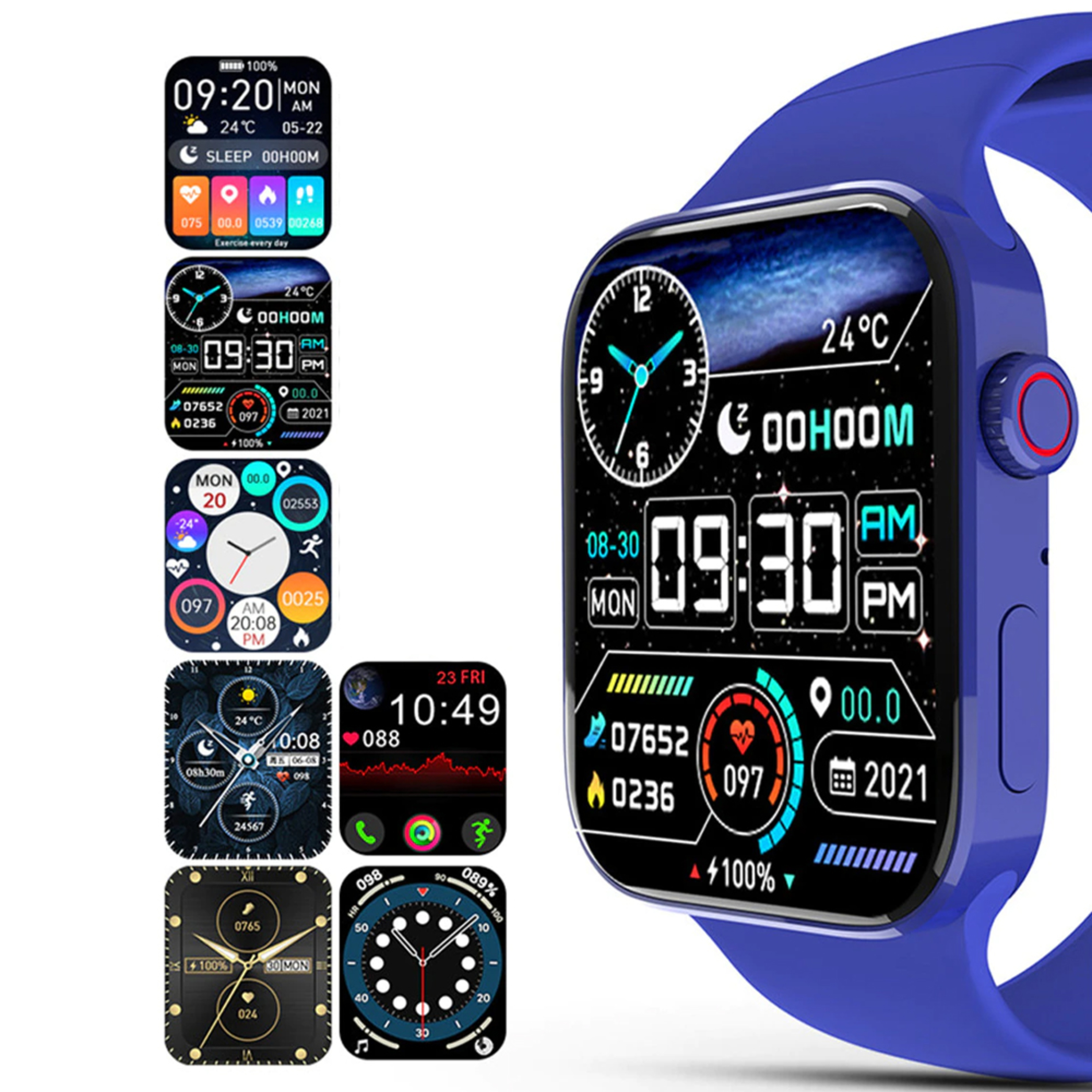 Smartwatch Smartek Sw-810 Azul Claro