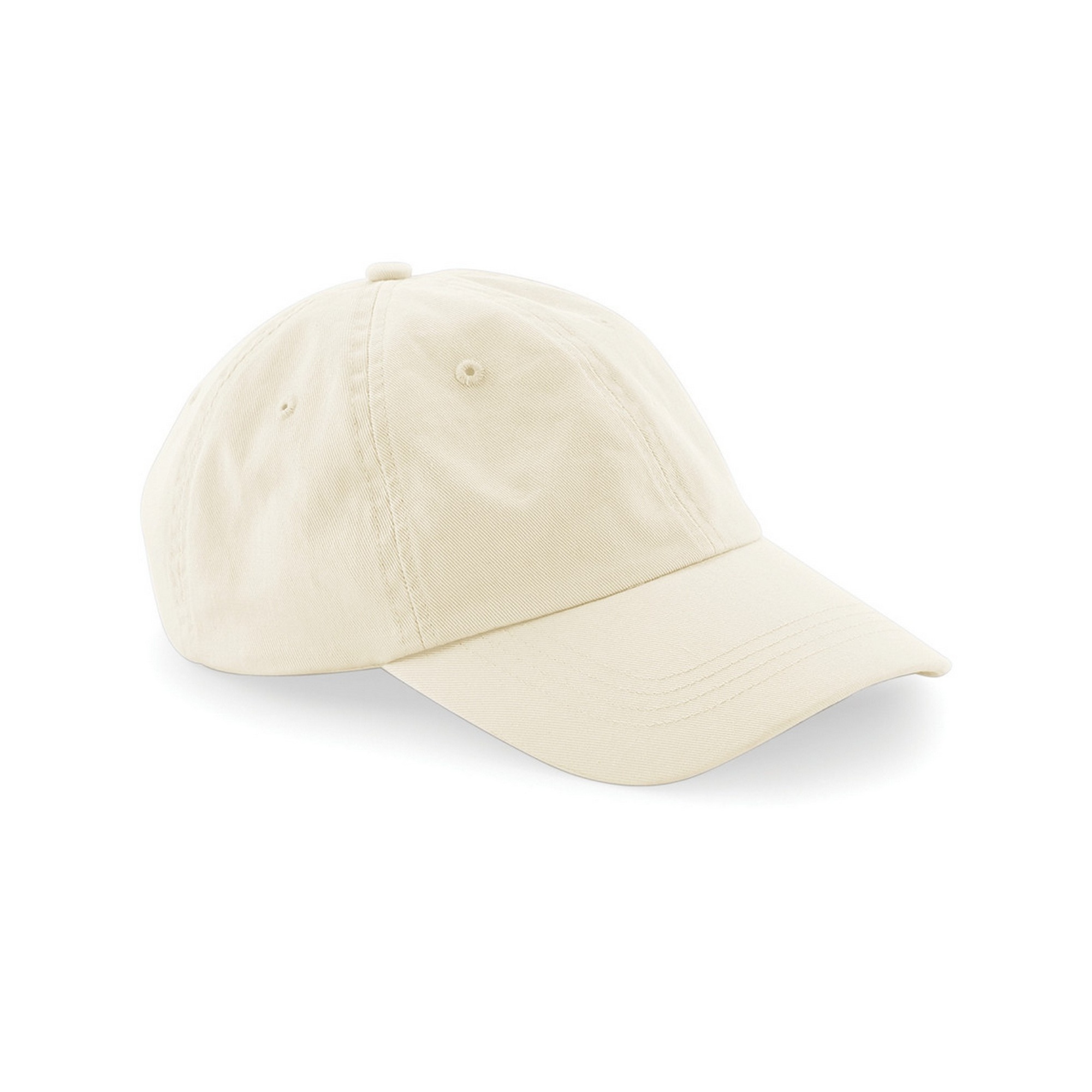 Perfil Baixo Unisexo 6 Panel Dad Cap (pacote De 2) Beechfield (Bege)