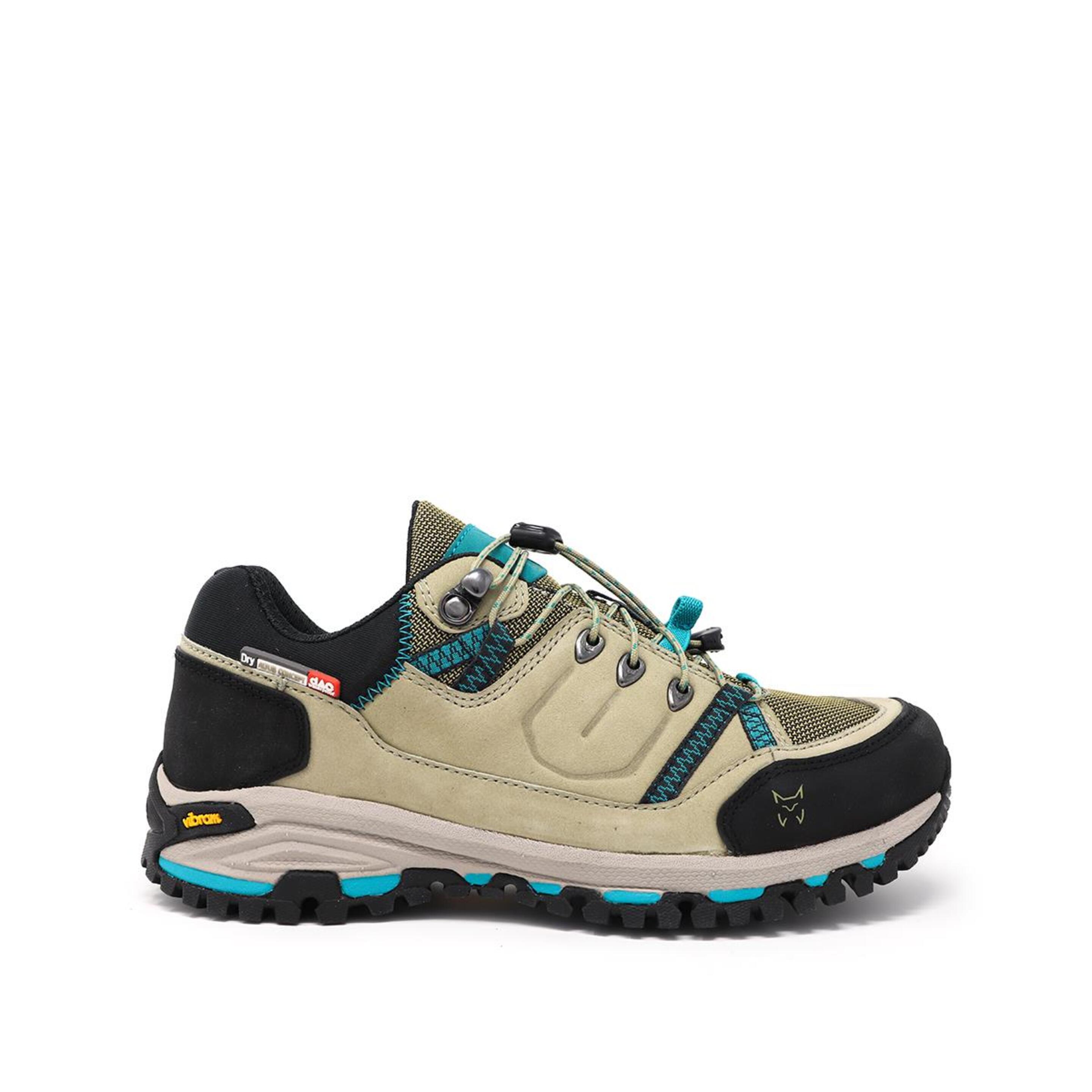 Zapatilla De Trekking Con Piel Nobuck Suela Vibram Y Membrana Brenta Low Cut