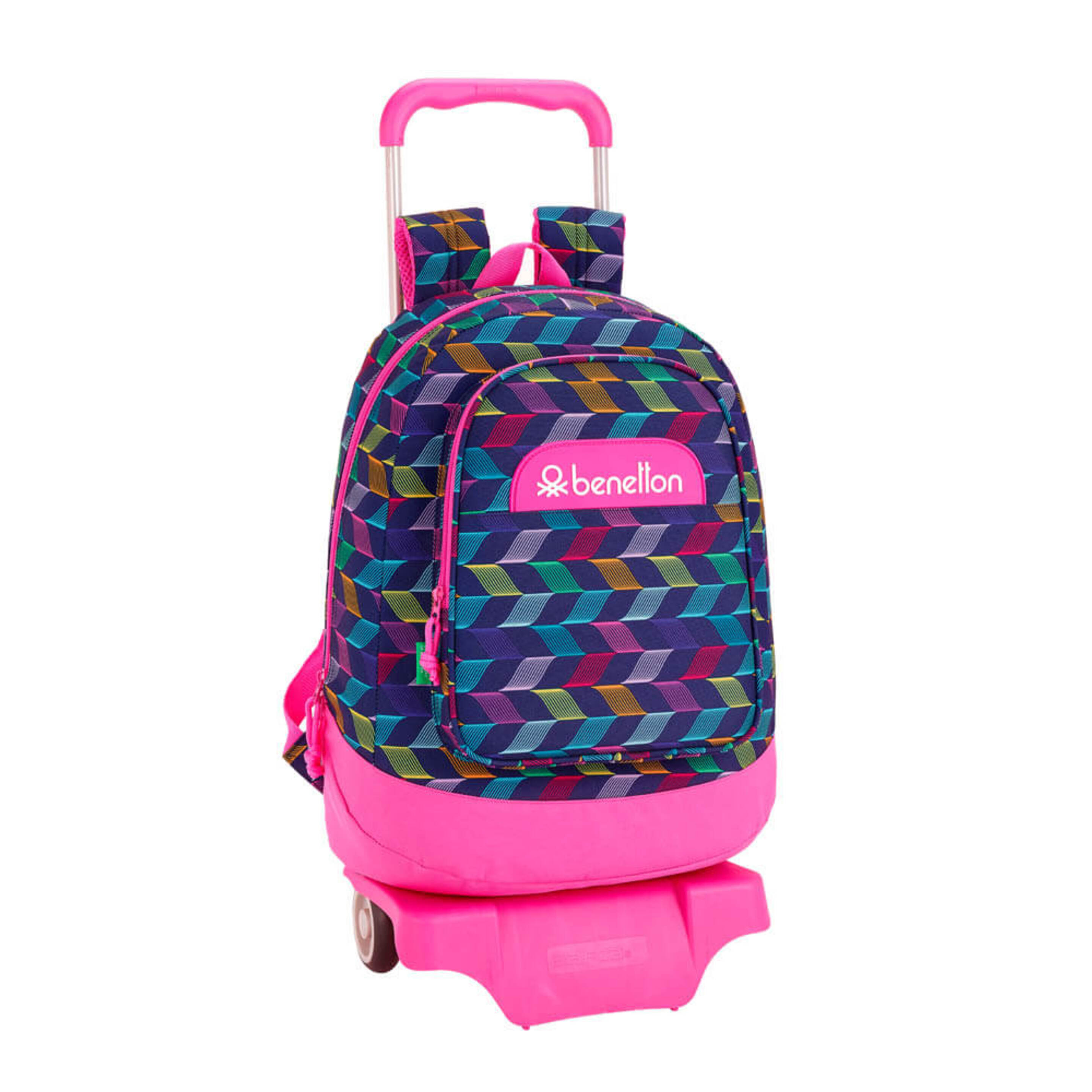 Mochila Benetton Ondas Con Carro