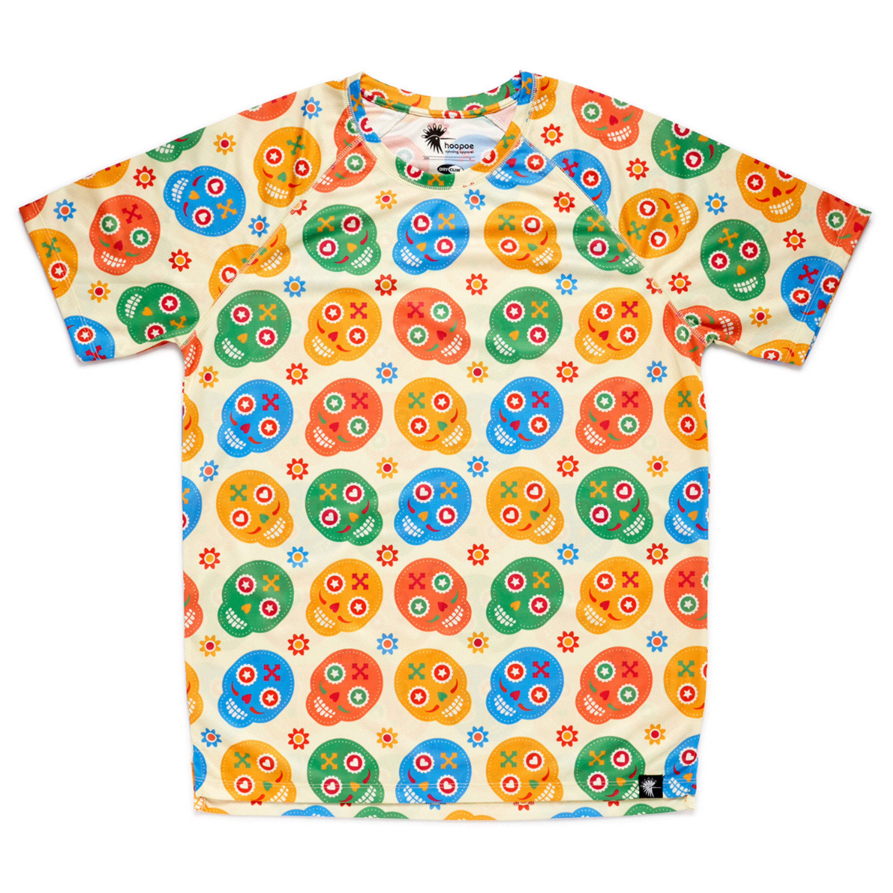 Camiseta De Running Con Calaveras Hoopoe Apparel - multicolor - 