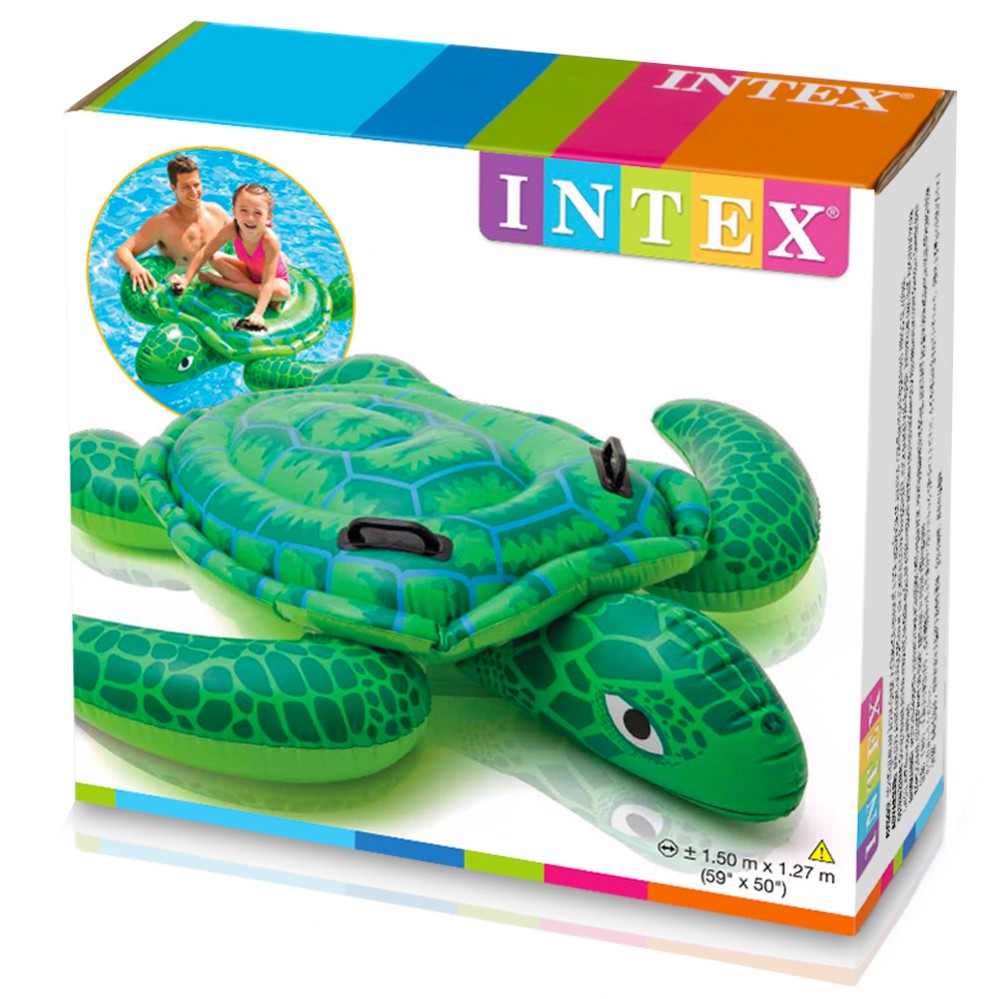 Tortuga Hinchable Intex Con 2 Asas 150x127 Cm