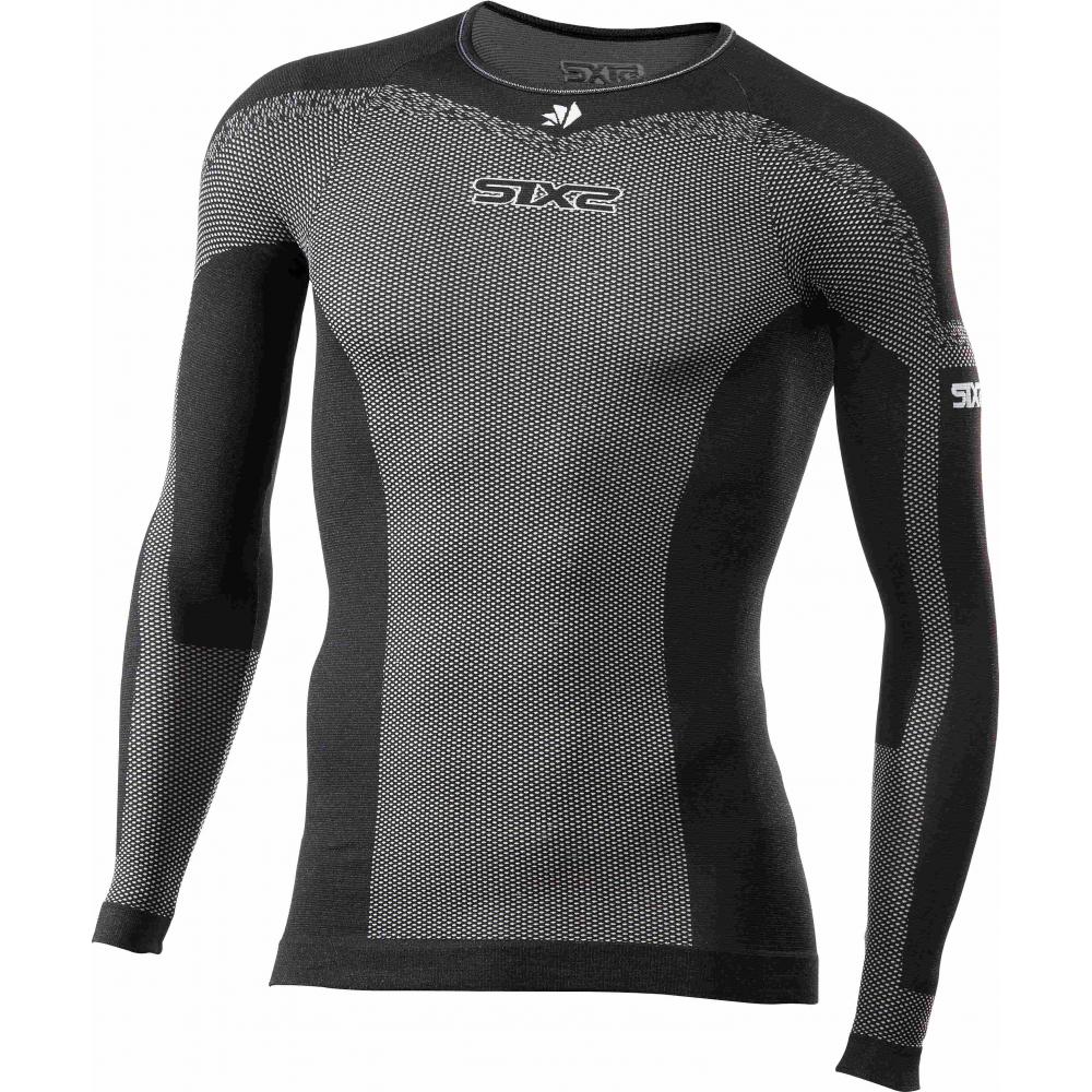 Camiseta Técnica Breezy Touch Sixs Ts2l Bt - negro-gris - 