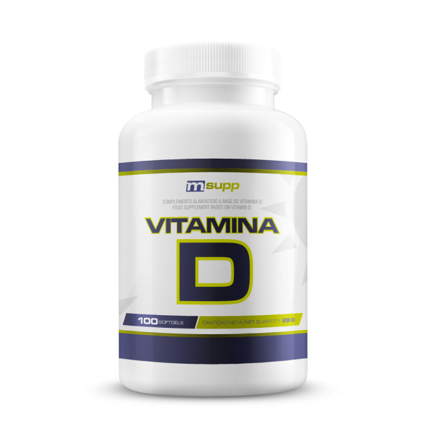 Vitamina D - 100 Softgels De Mm Supplements -  - 