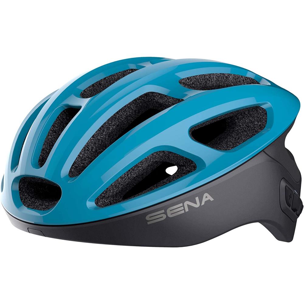 Capacete Ciclismo Sena R1 Bluetooth - azul - 