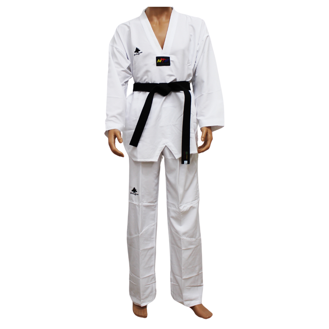 Fato Taekwondo Hi Tech Kup Pt - blanco - 