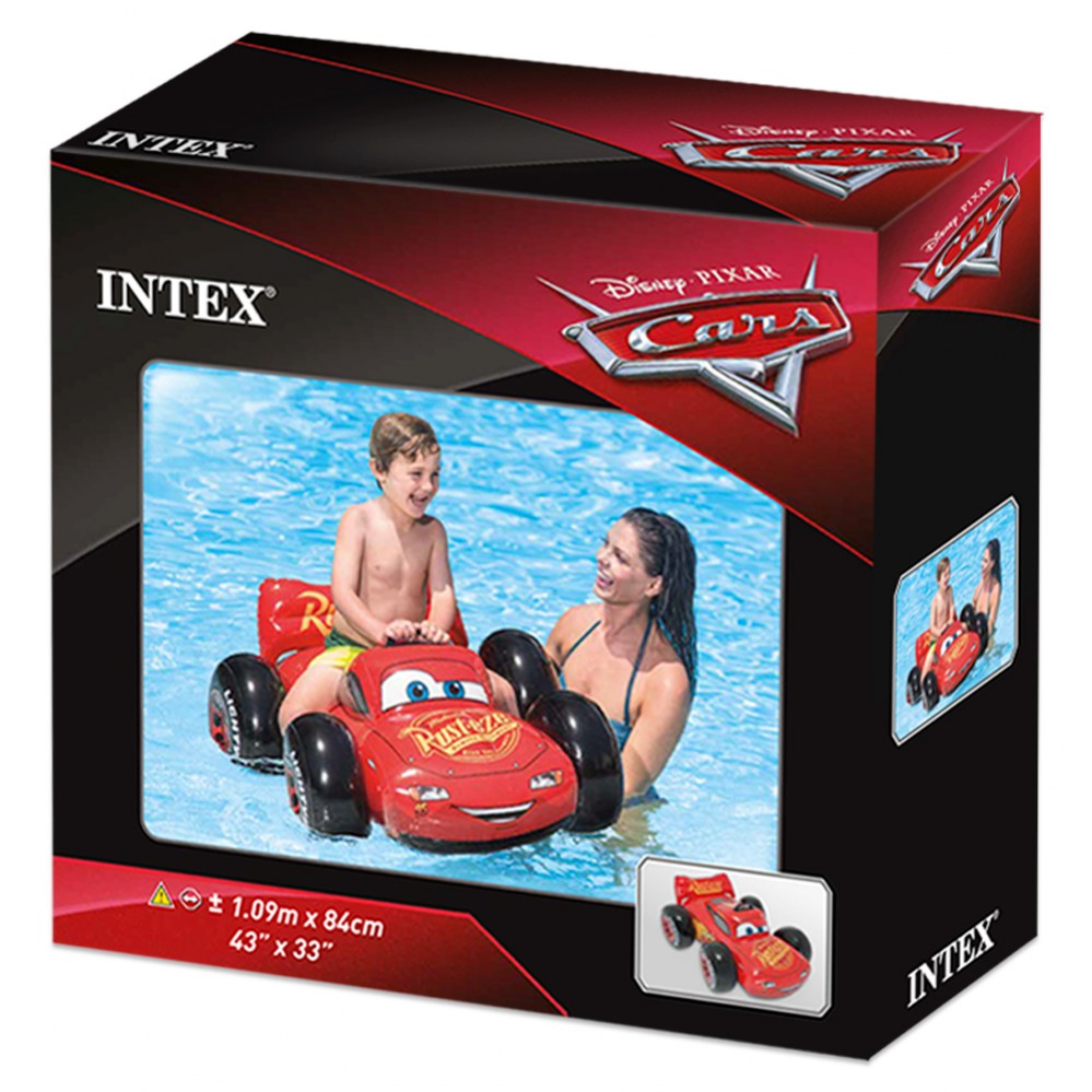 Carro Mcqueen Insuflável Intex - 109x84x41 Cm