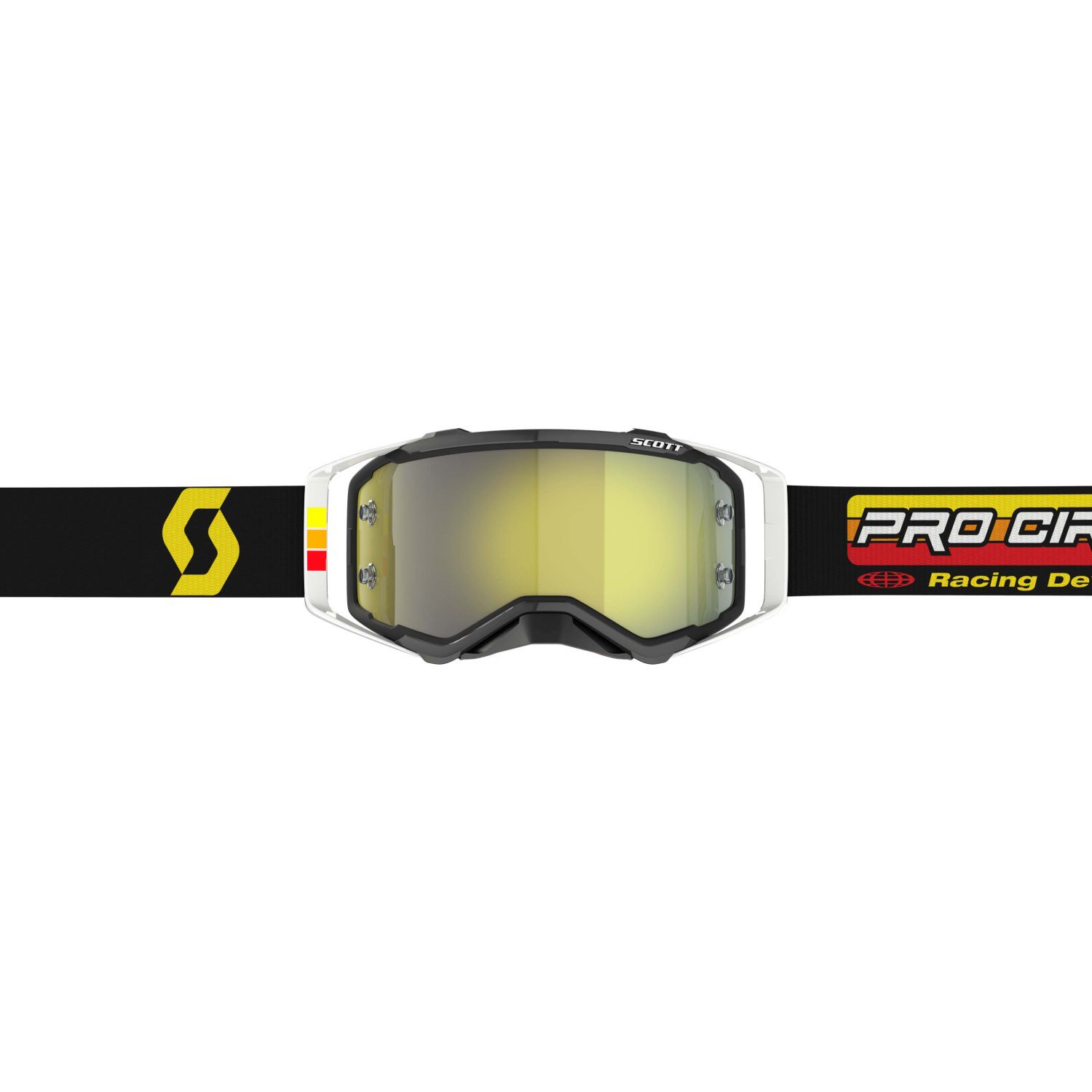 Máscara Scott Prospect Pro Circuit Yellow Chrome