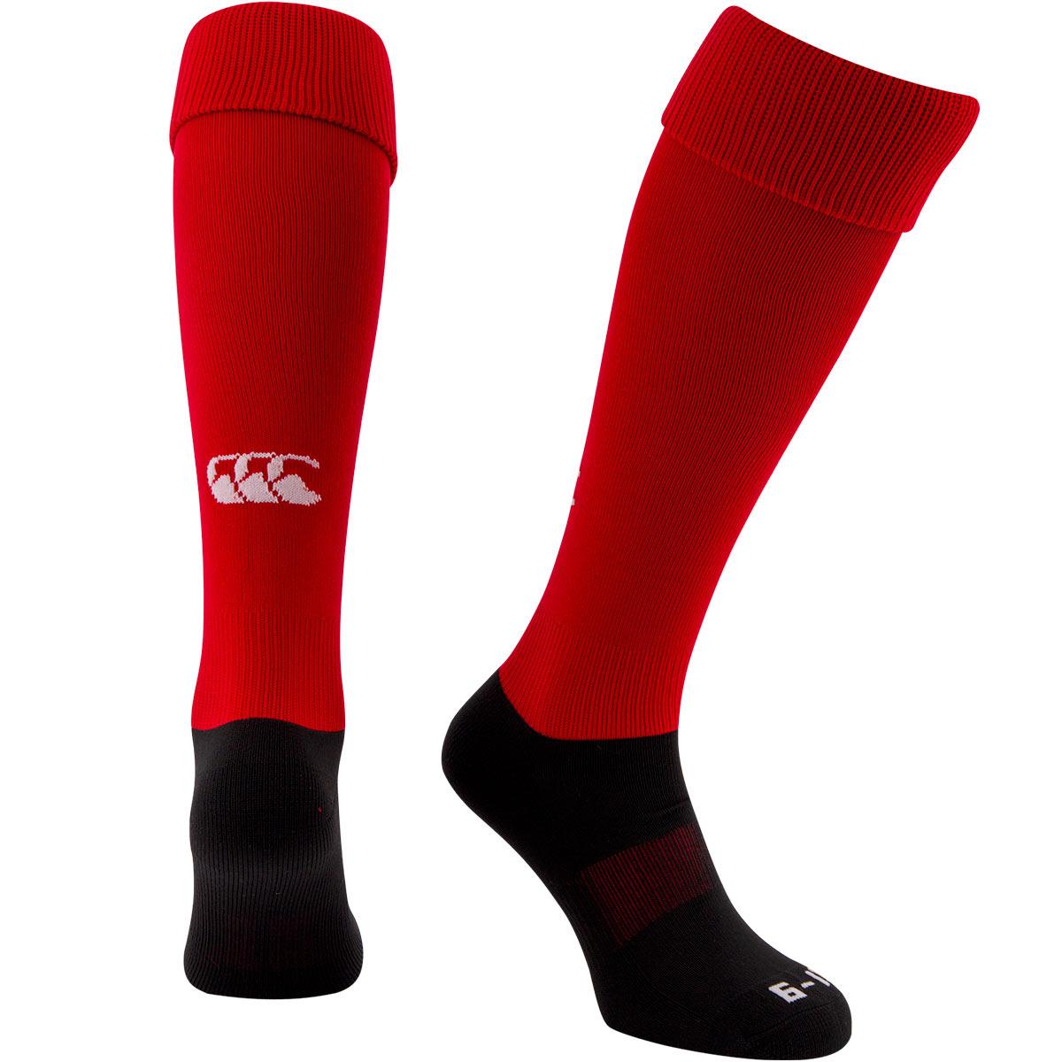 Calcetines Medias Para Entrenamiento Rugby/fútbol/hockey Canterbury Clothing - Rojo  MKP