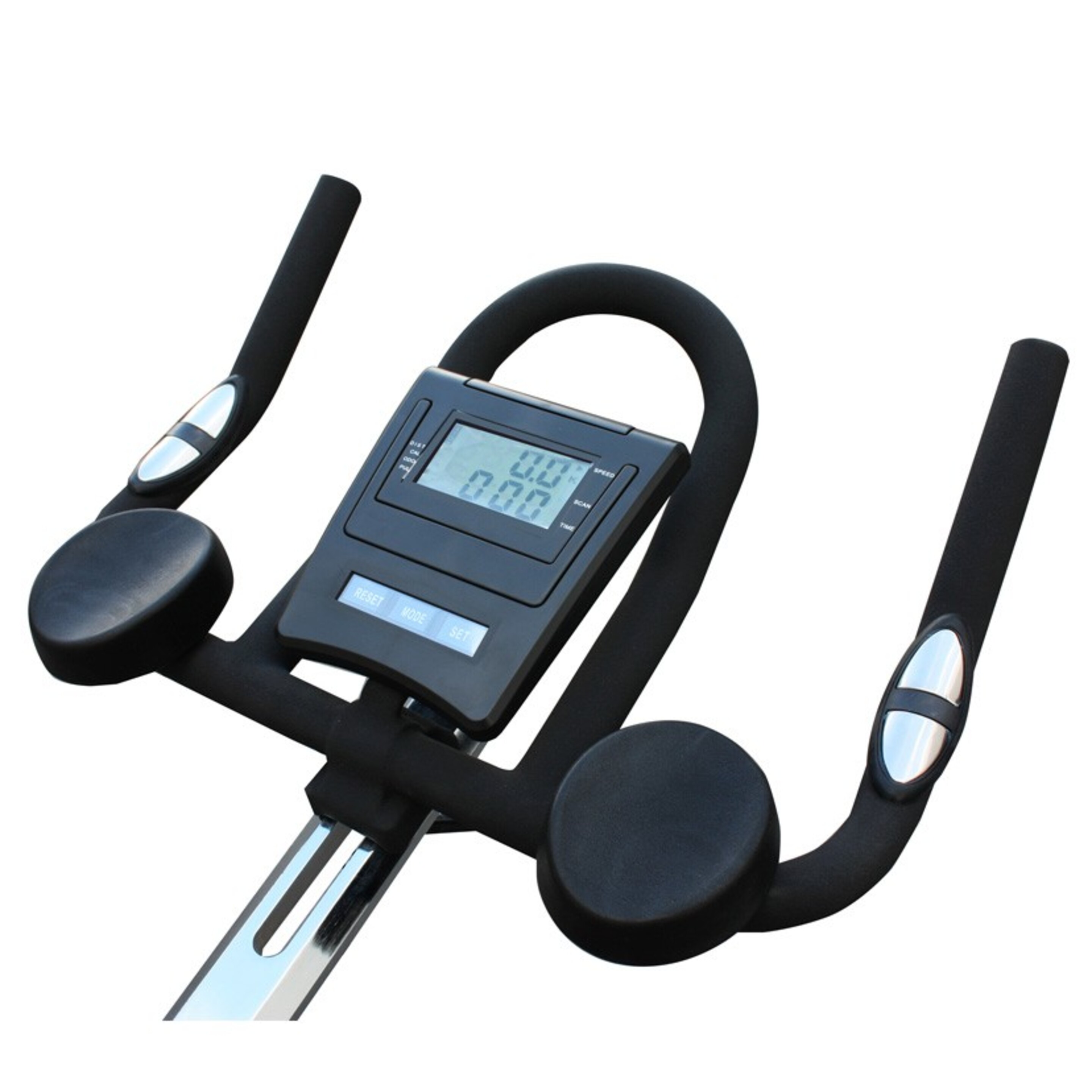 Eco-de Bicicleta Spinning Profesional. Pulsómetro. Pantalla Lcd Trainer Pro