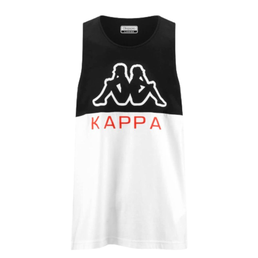 Camiseta Tirantes Hombre Kappa Eric - negro-blanco - 