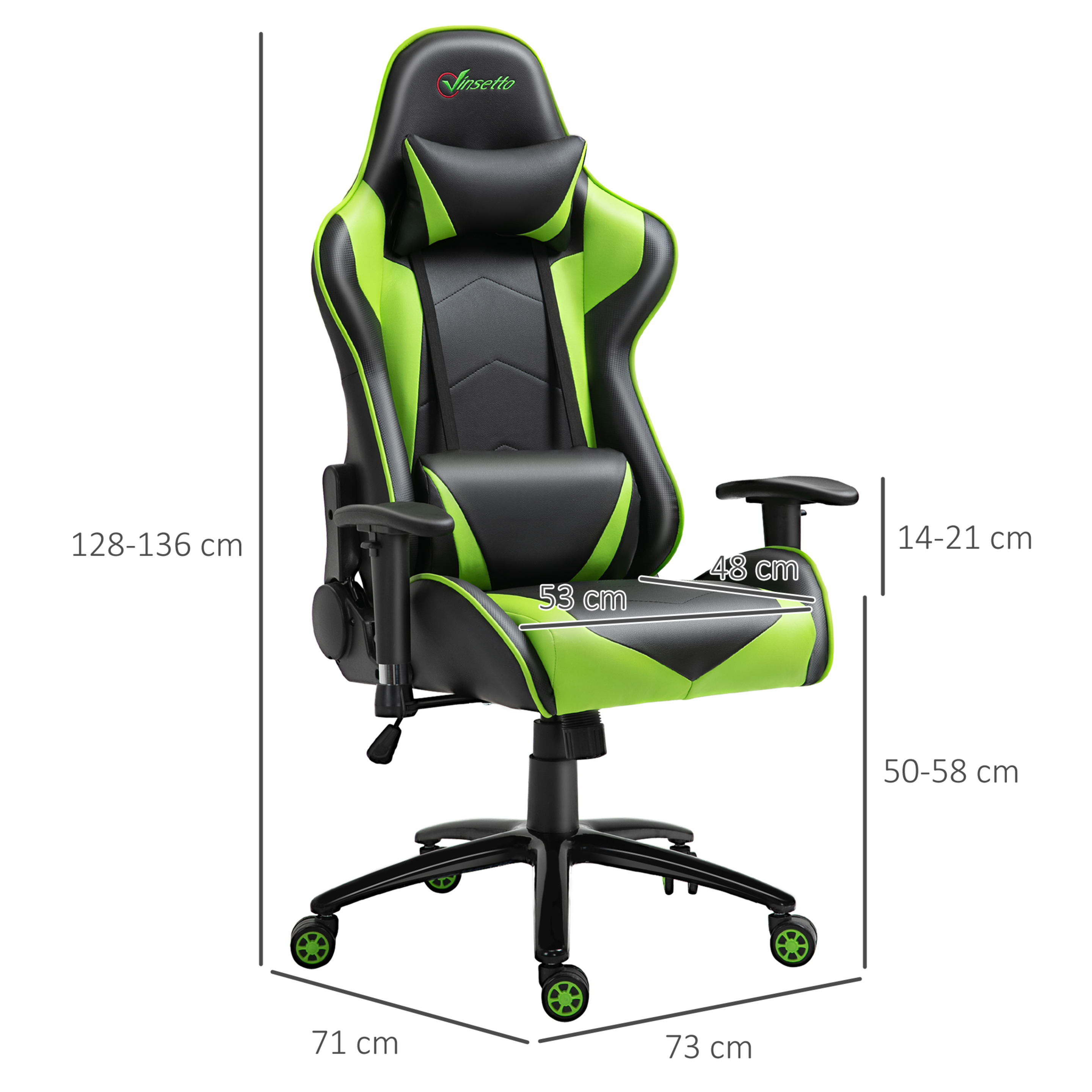 Silla Gaming Vinsetto 921-497gn