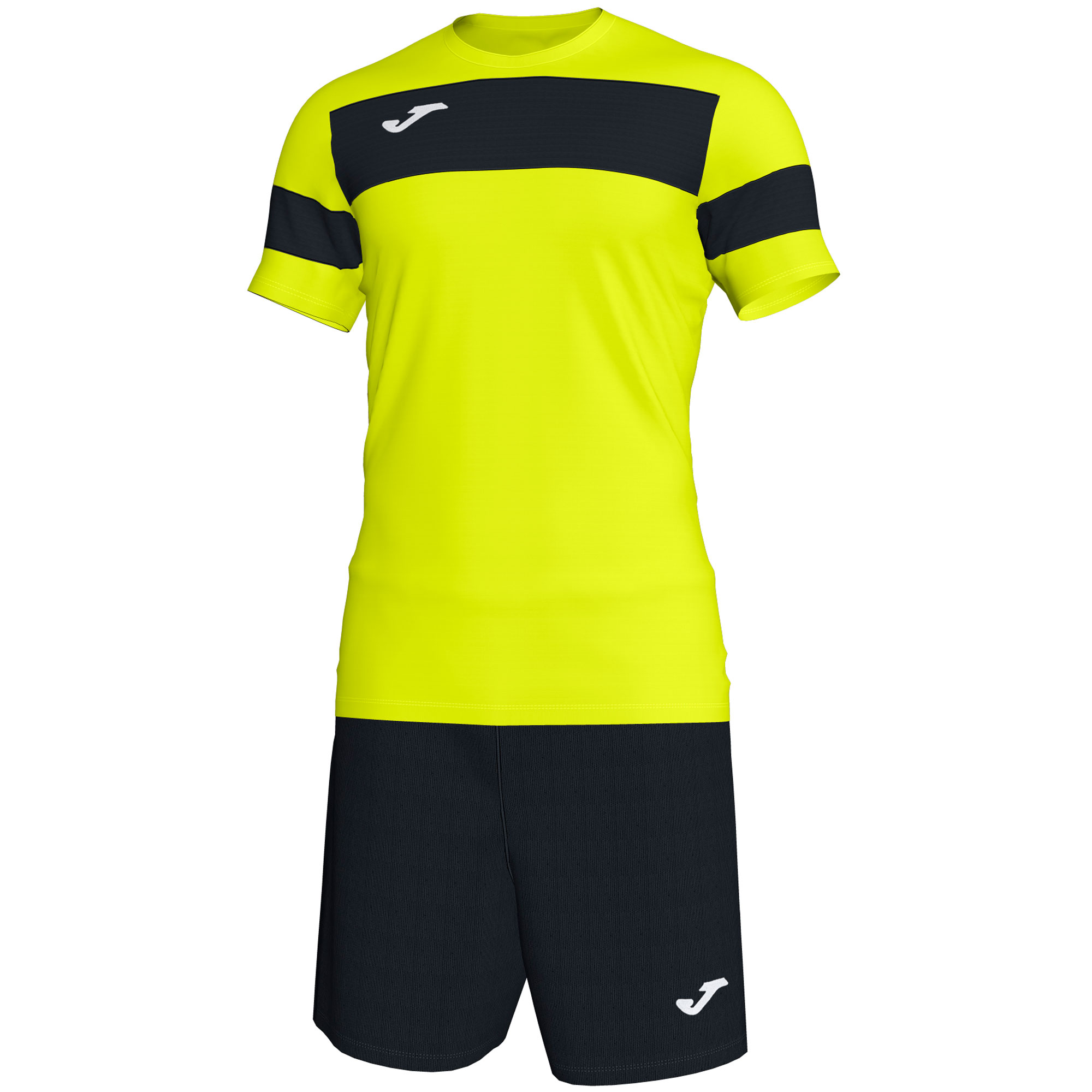 Conjunto Joma Academy Ii Amarelo Fluorescente Preto - Conjunto Rapaz | Sport Zone MKP