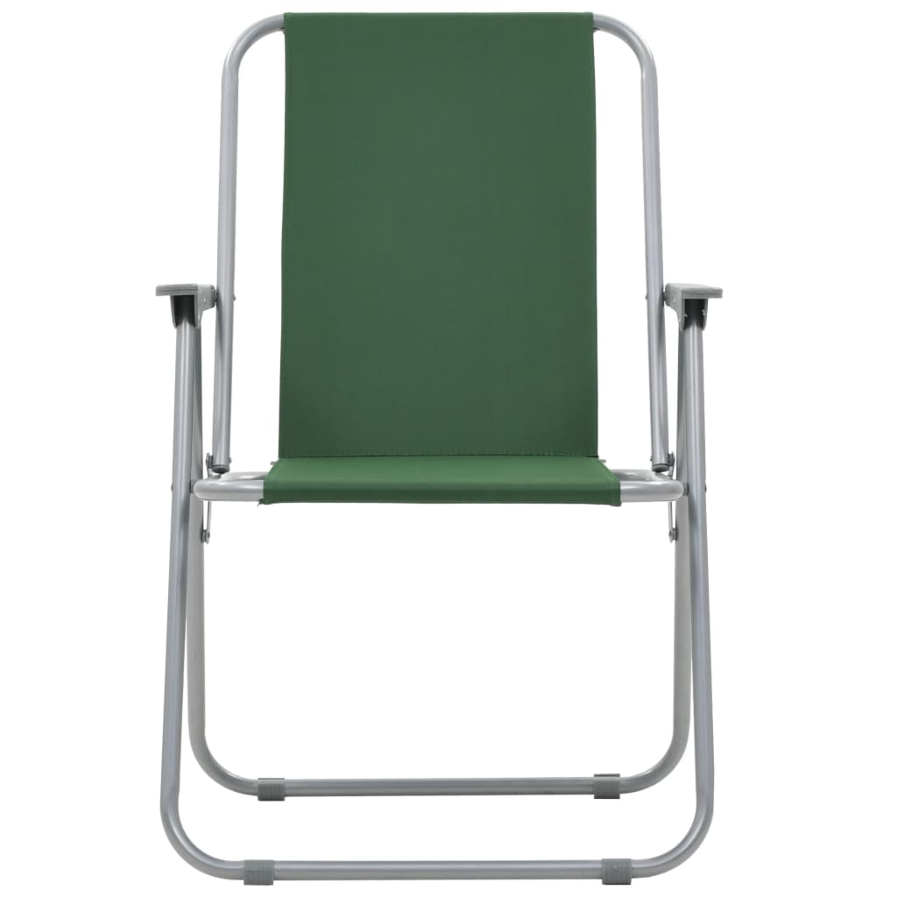 Vidaxl Cadeiras De Campismo Dobráveis 2 Pcs 52x59x80 Cm Verde