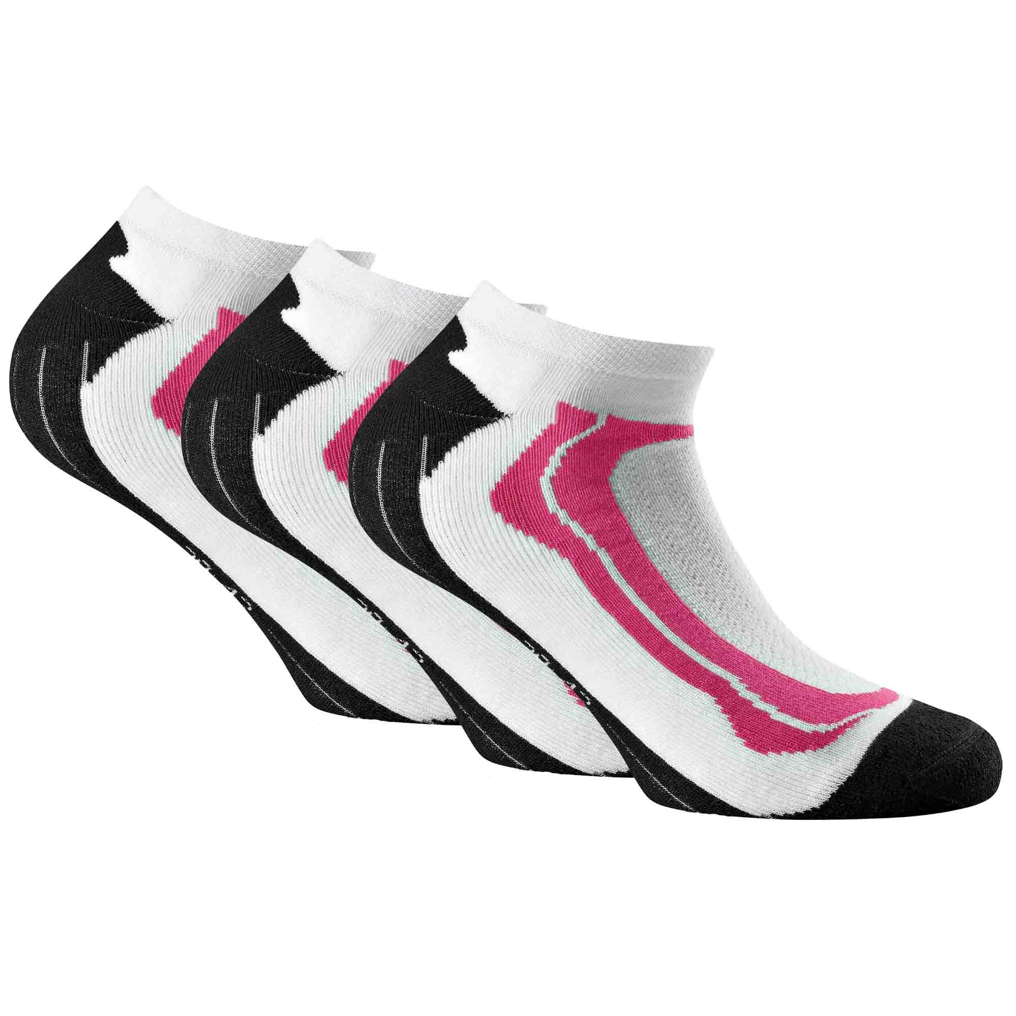 Pack De 3 Meias Rohner Advanced Socks - blanco-rosa - 
