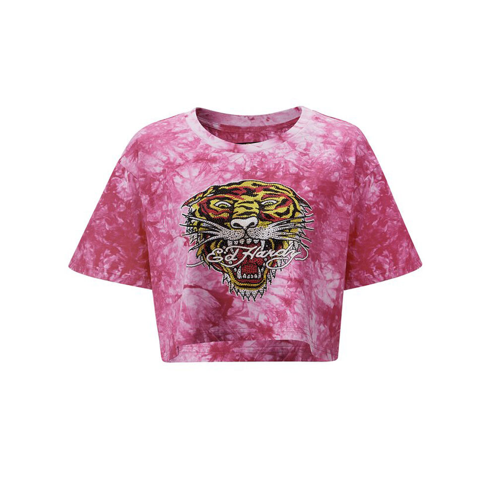 T-shirt Crop Ed Hardy The Tiger
