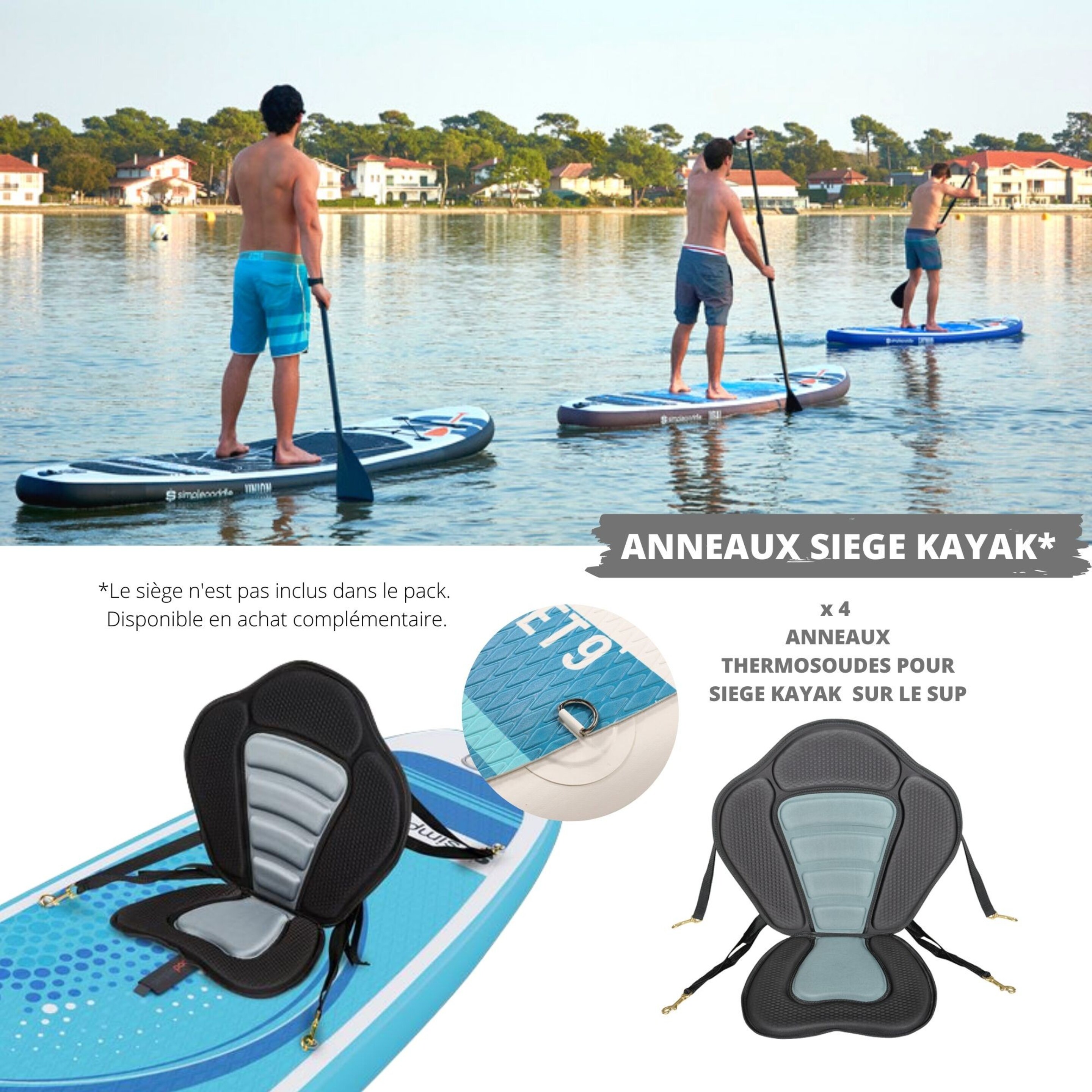 Paddle Hinchable 9'0 - Planet - Con Remo, Leash, Inflador, Mochila De Transporte