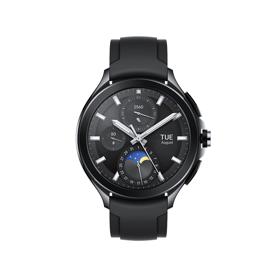 Smartwatch Xiaomi Watch 2 Pro Bt Black Case & Black Fluorrubr Strap - negro - 