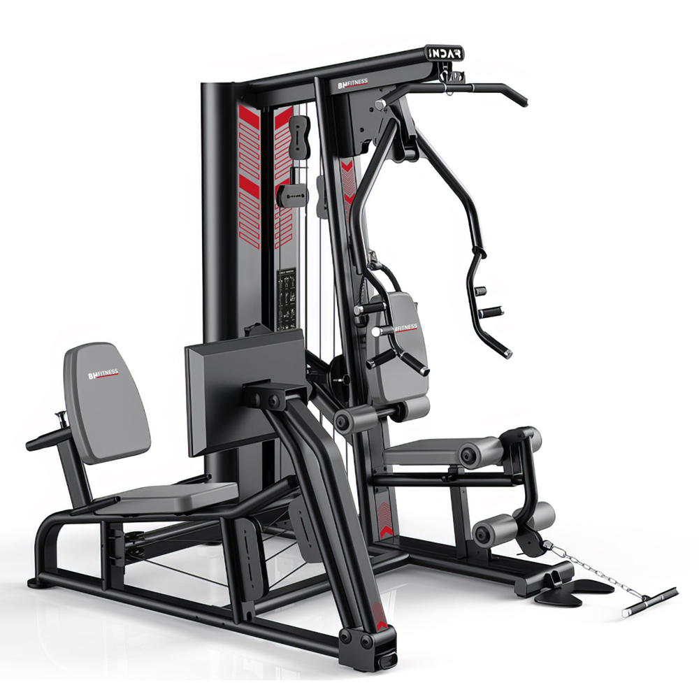 Multiestação Bh Fitness Indar Press G128 - negro-gris - 