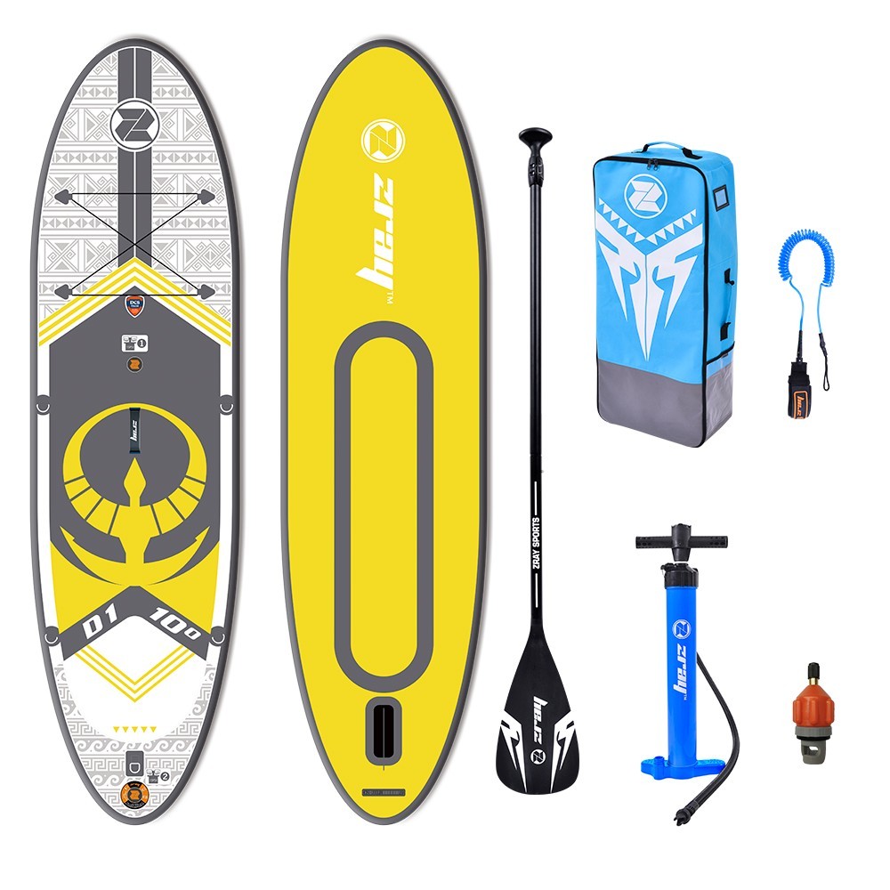 Tabla Paddle Surf Hinchable Zray D1 10' Doble Cámara - amarillo - 