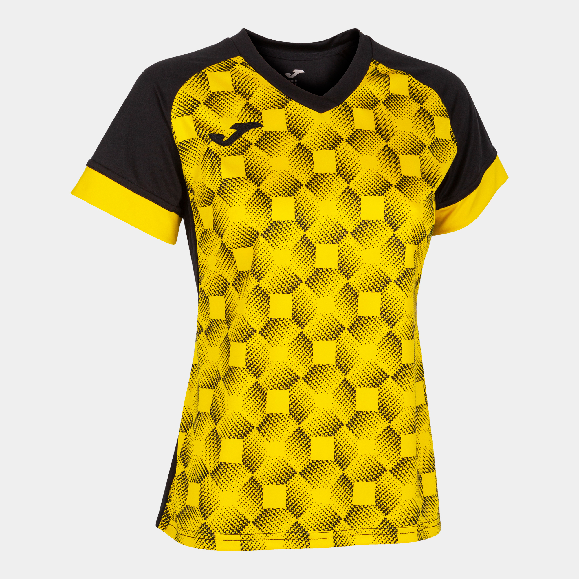 T-shirt Manga Curta Joma Supernova Iii Preto Amarelo