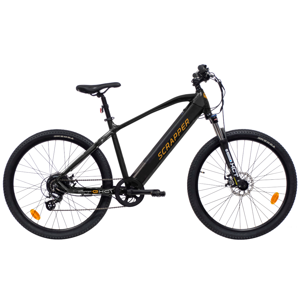 Bicicleta Eléctrica De Montaña Scrapper Rueda 27.5” 8 Velocidades - gris-oscuro - 