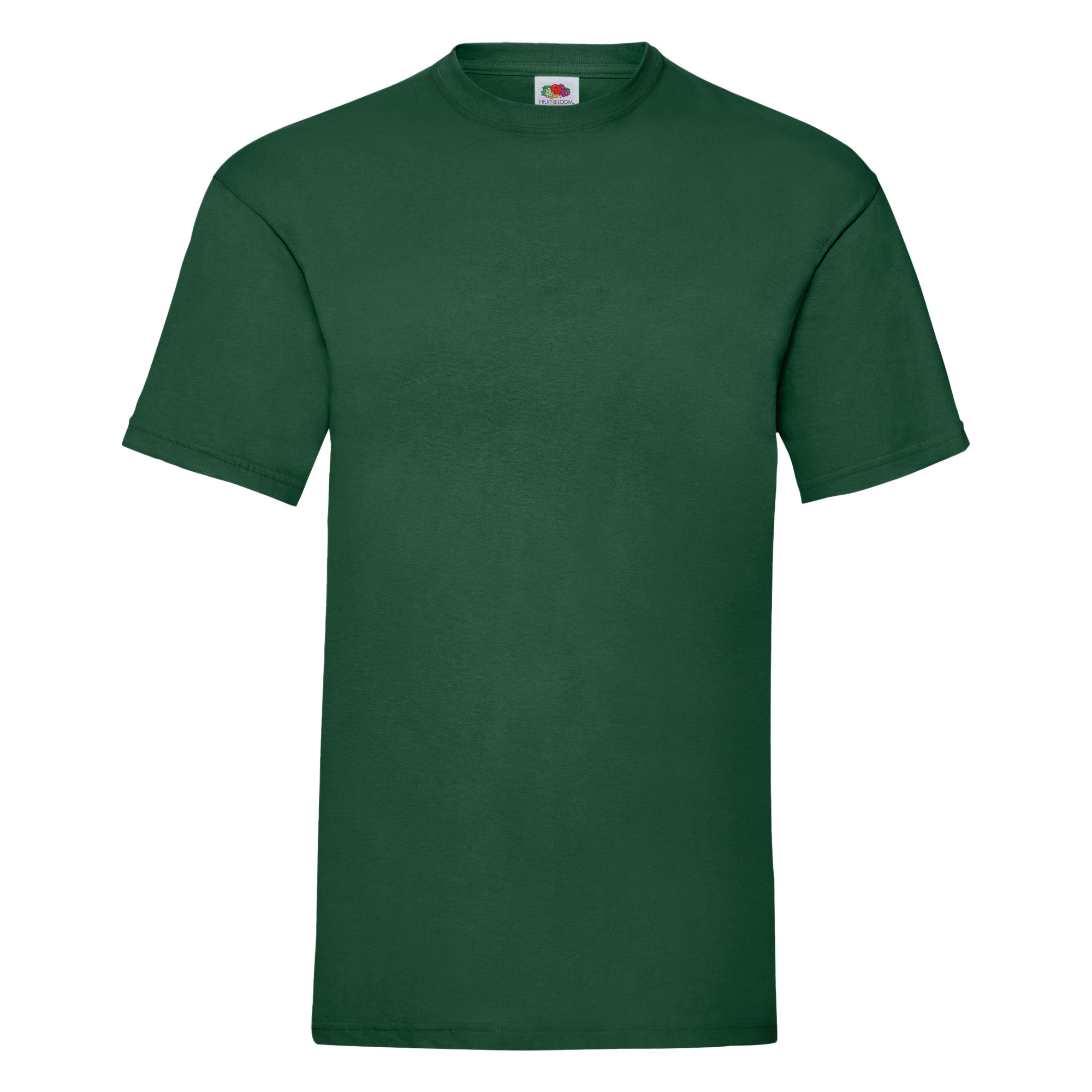 Camiseta Básica De Manga Corta Fruit Of The Loom Valueweight - verde - 