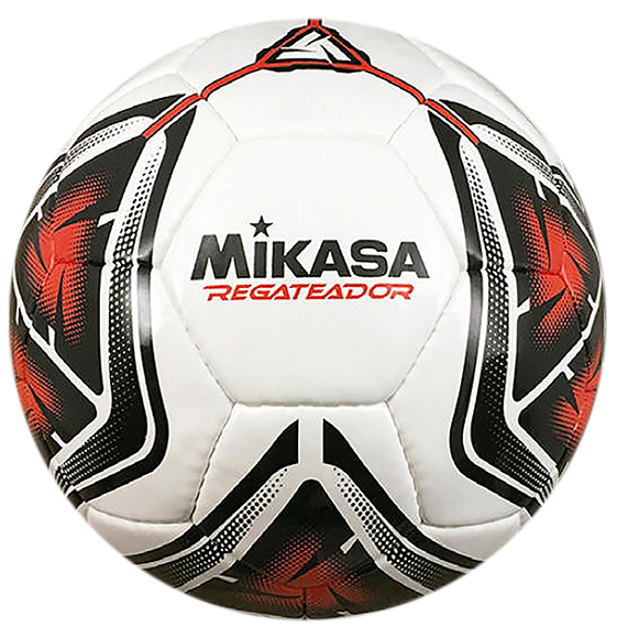 Balón Futbol Mikasa Regateador Cuero Sintét. - blanco-rojo - 