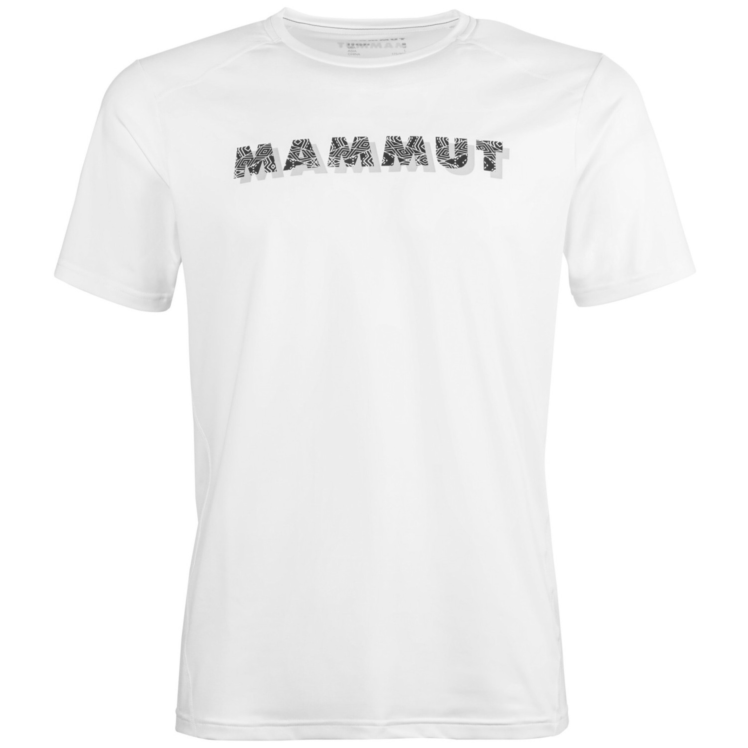 Camiseta Hombre Splide Logo Mammut - blanco - 