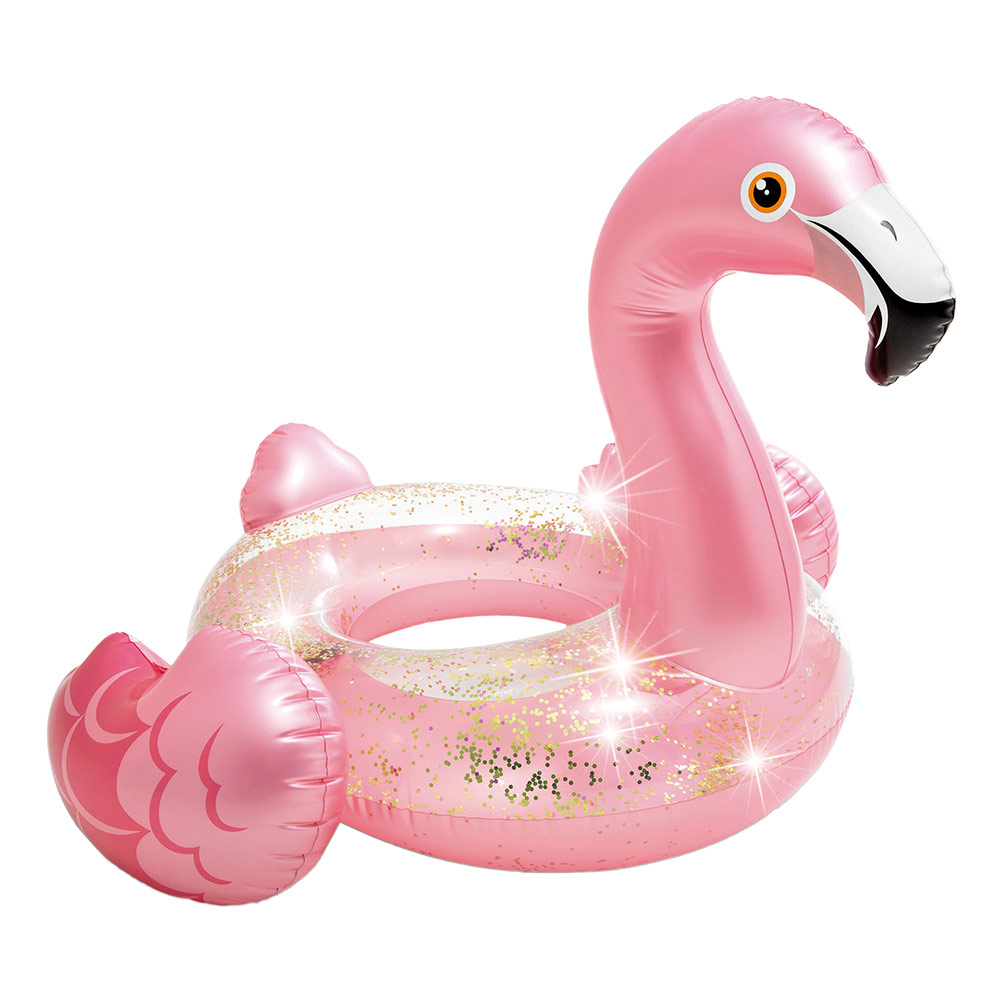 Flamingo Insuflável Infantil Intex Com Purpurina