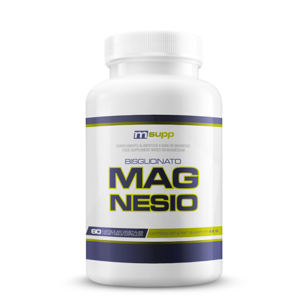 Bisglicinato De Magnesio - 60 Cápsulas Vegetales De Mm Supplements -  - 