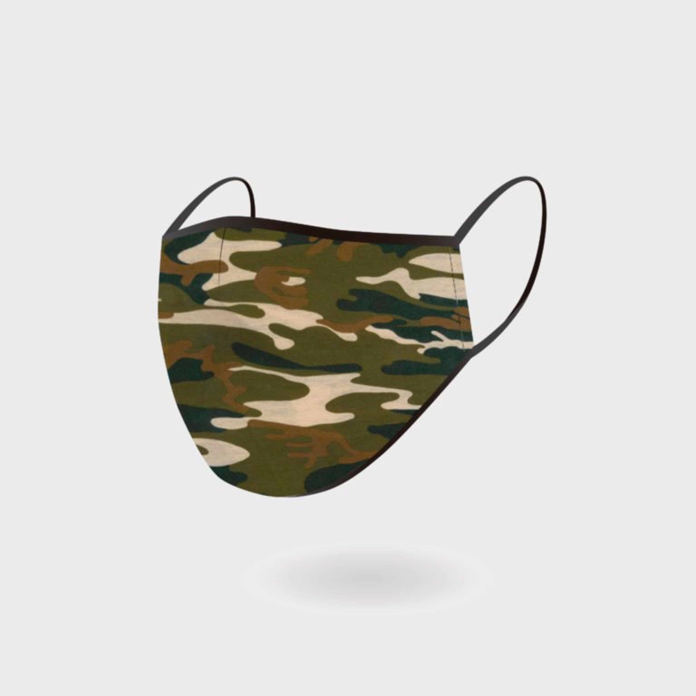 Mascarilla Camuflage Kaki - verde-militar - 