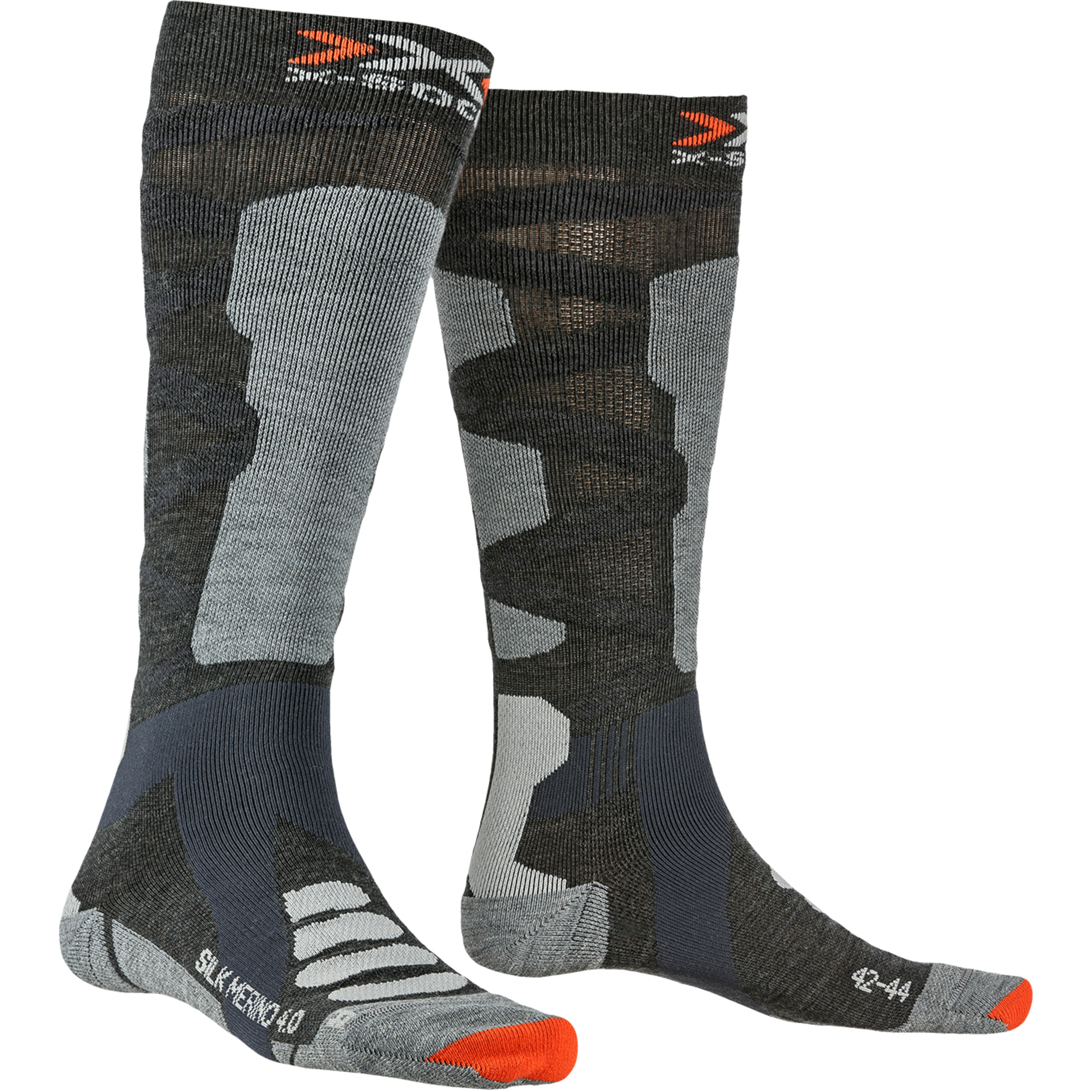 Calcetin Ski Silk Merino 4.0 (multiplo 3 Uds) X-socks