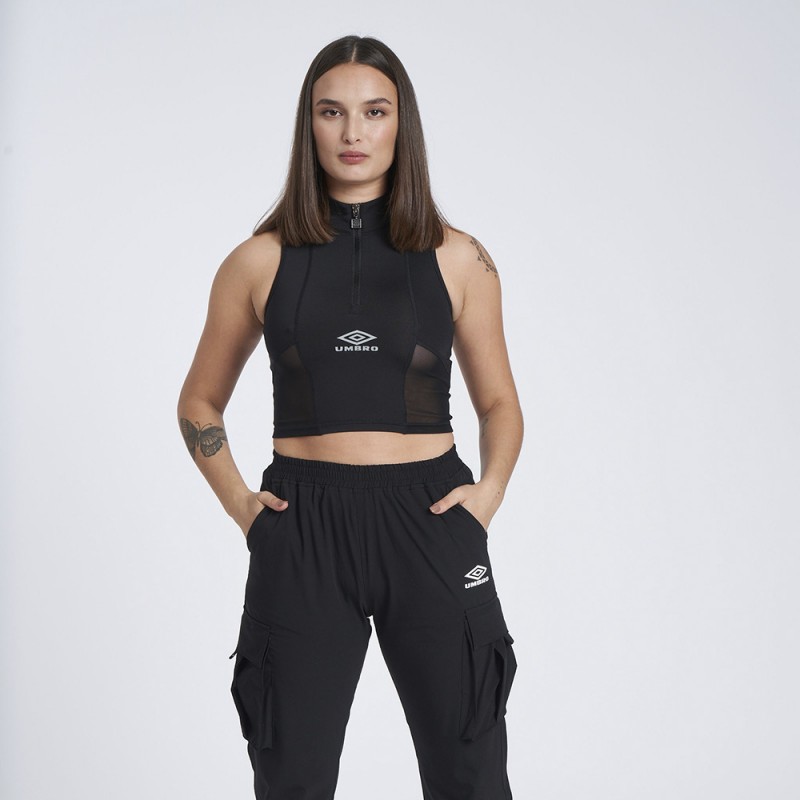 Top Umbro Reflective Tech Crop