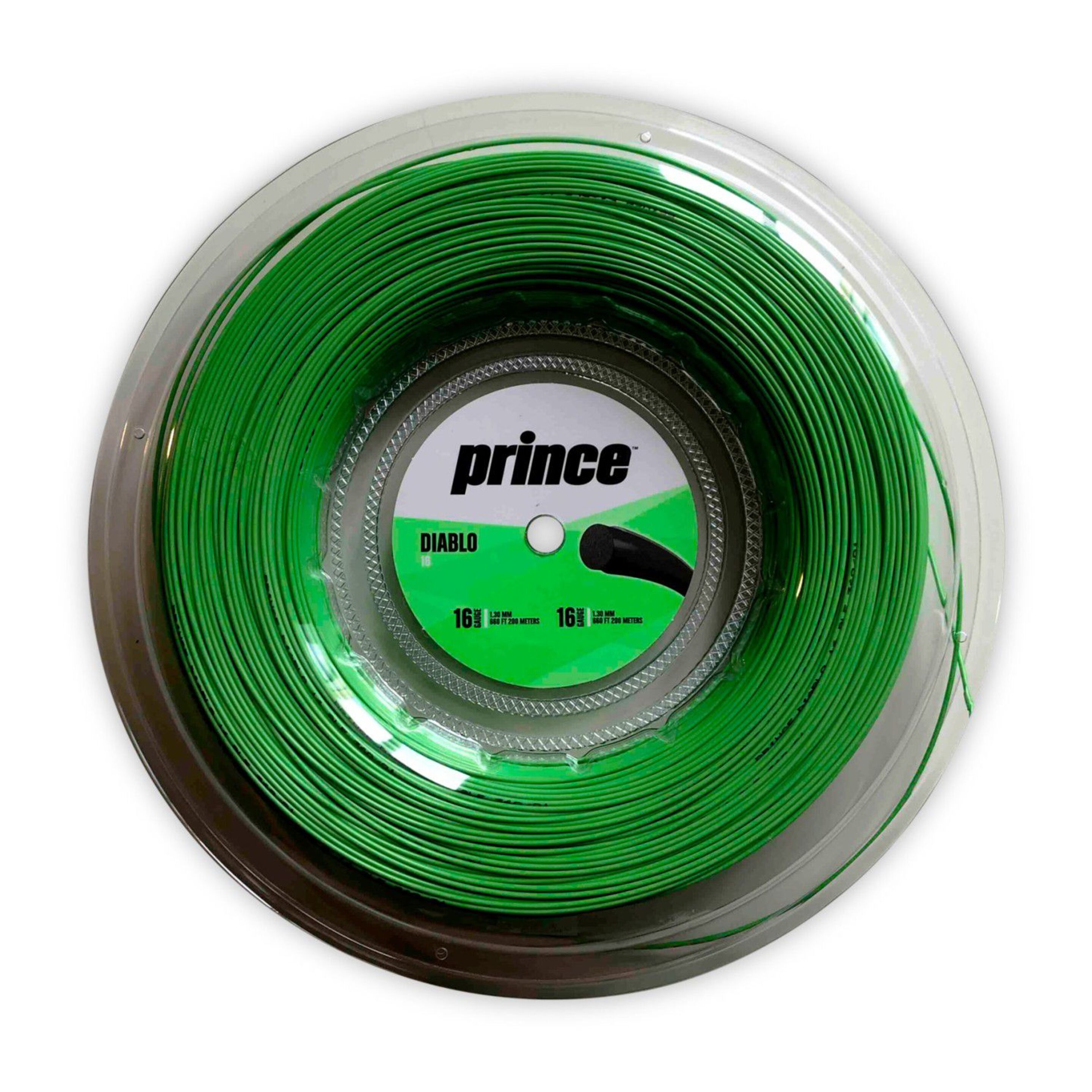 Cordaje De Tenis Prince Diablo 16 (1.30 Mm) (200m) - Verde  MKP
