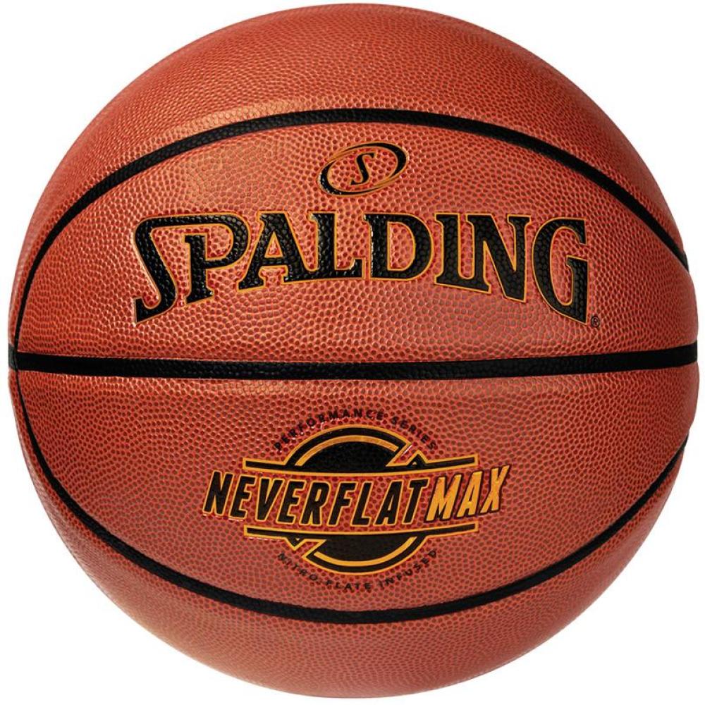 Bola De Basquetebol Spalding Neverflat Max - marron - 