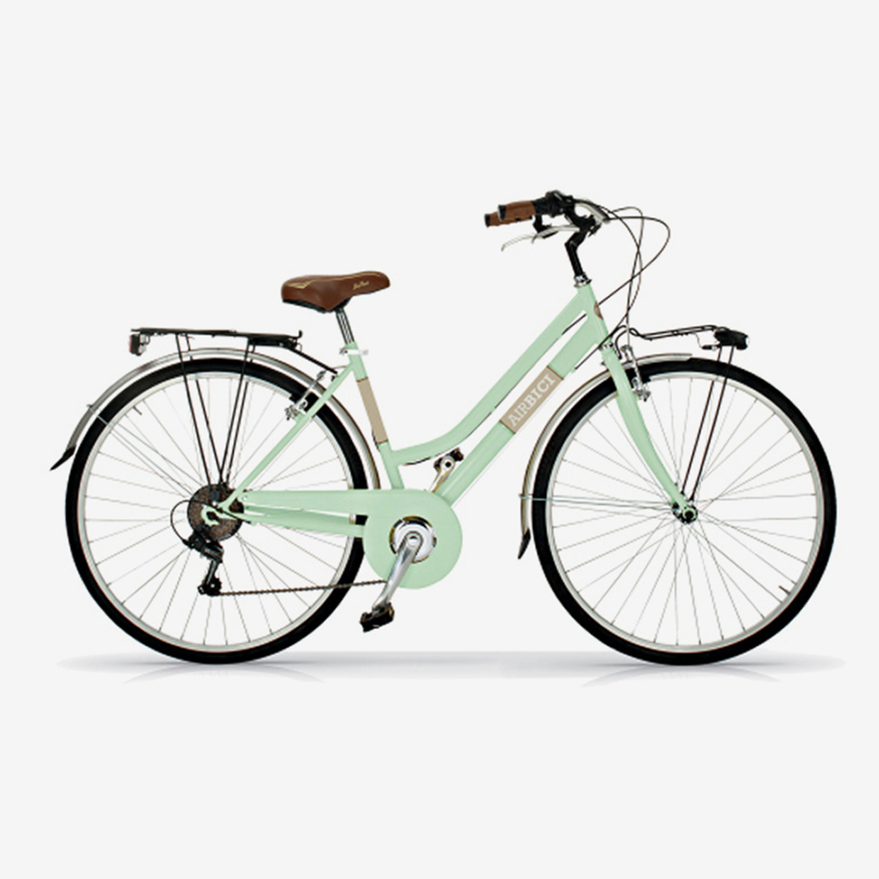 Bicicleta De Ciudad Airbici 605 Allure - verde-lima - 