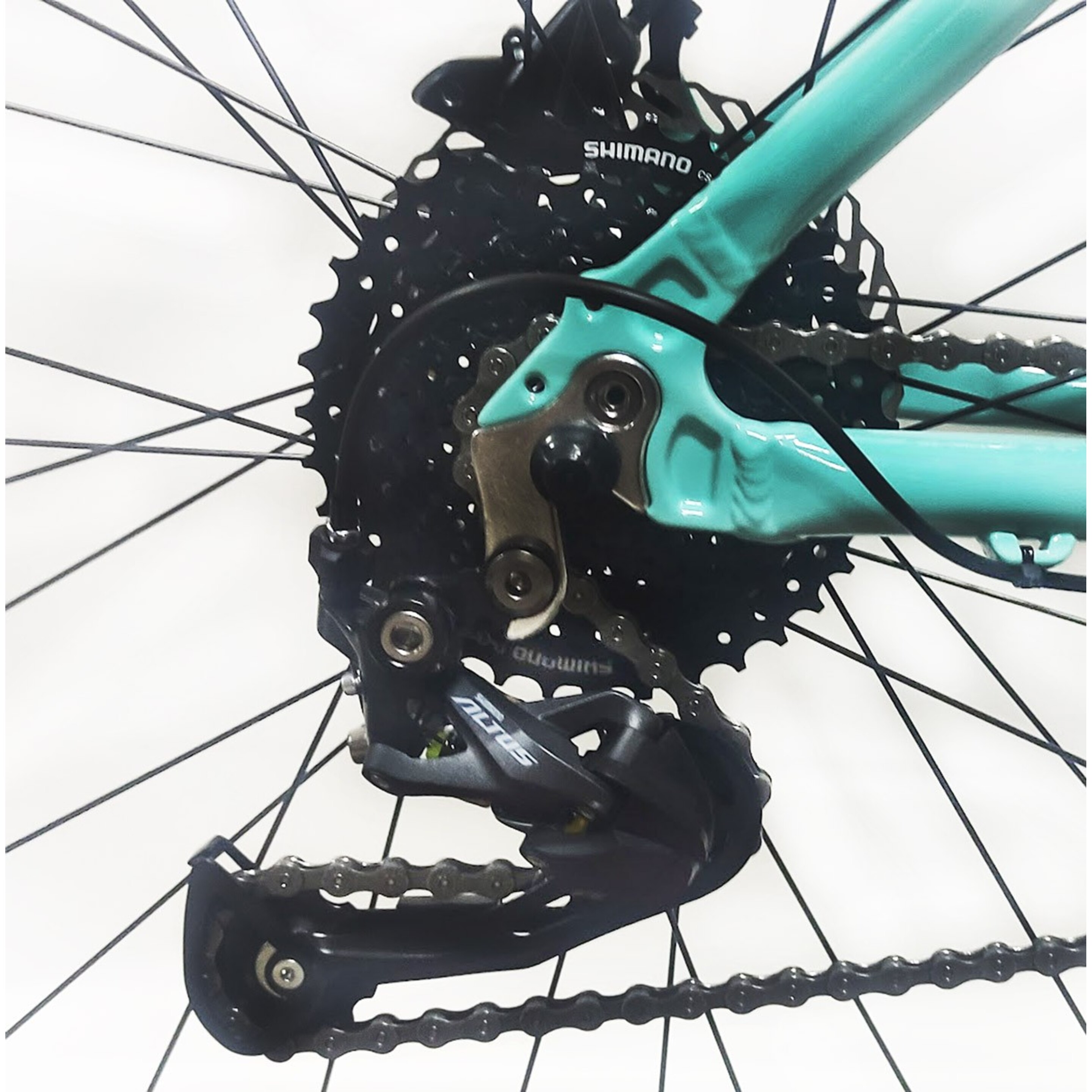 Bicicleta Btt 27.5" Cloot Trail 7.0 Pro Shimano 9x2 - Verde Menta | Sport Zone MKP