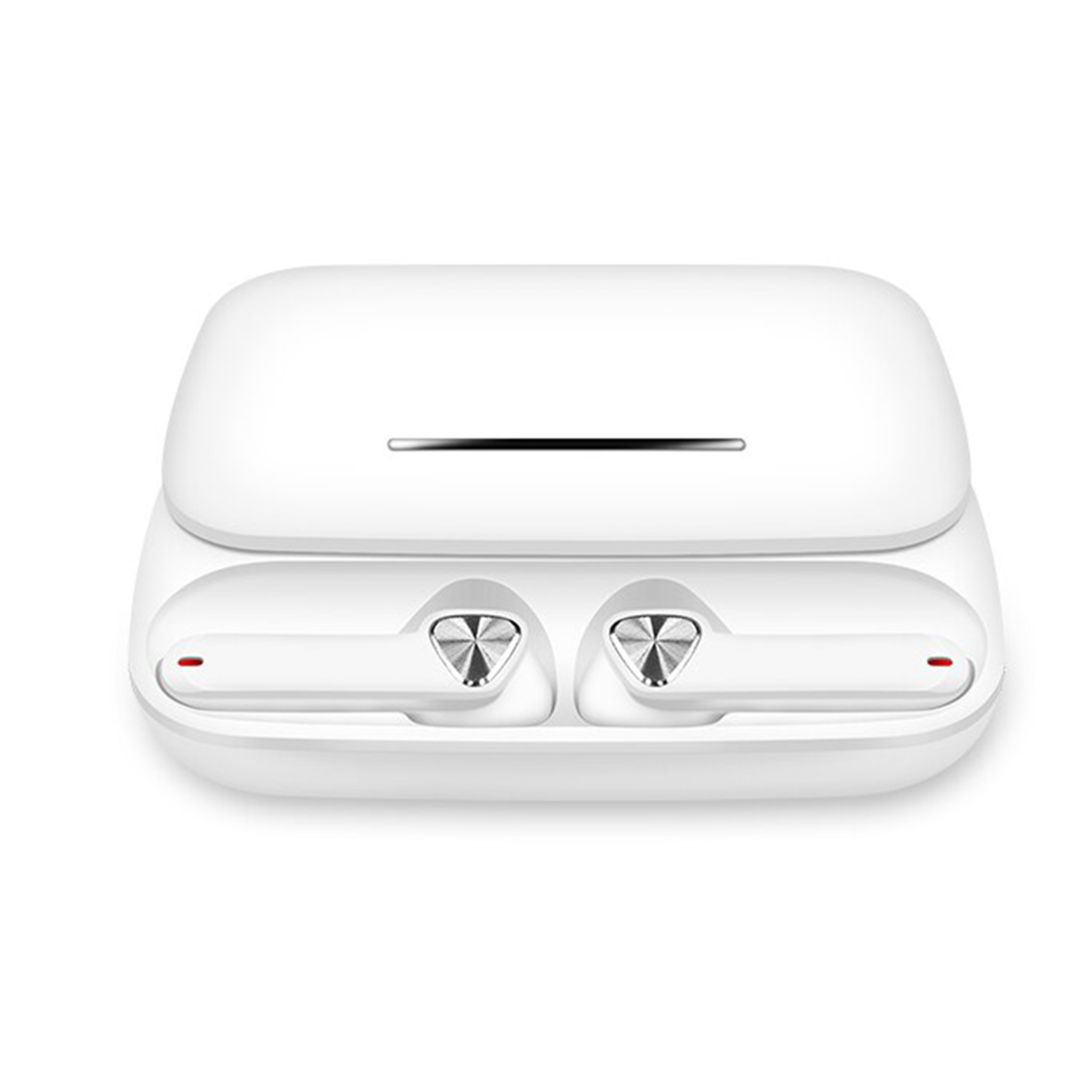 Auriculares Inalámbricos Bluetooth Smartek Tws-360w Con Base De Carga - blanco - 