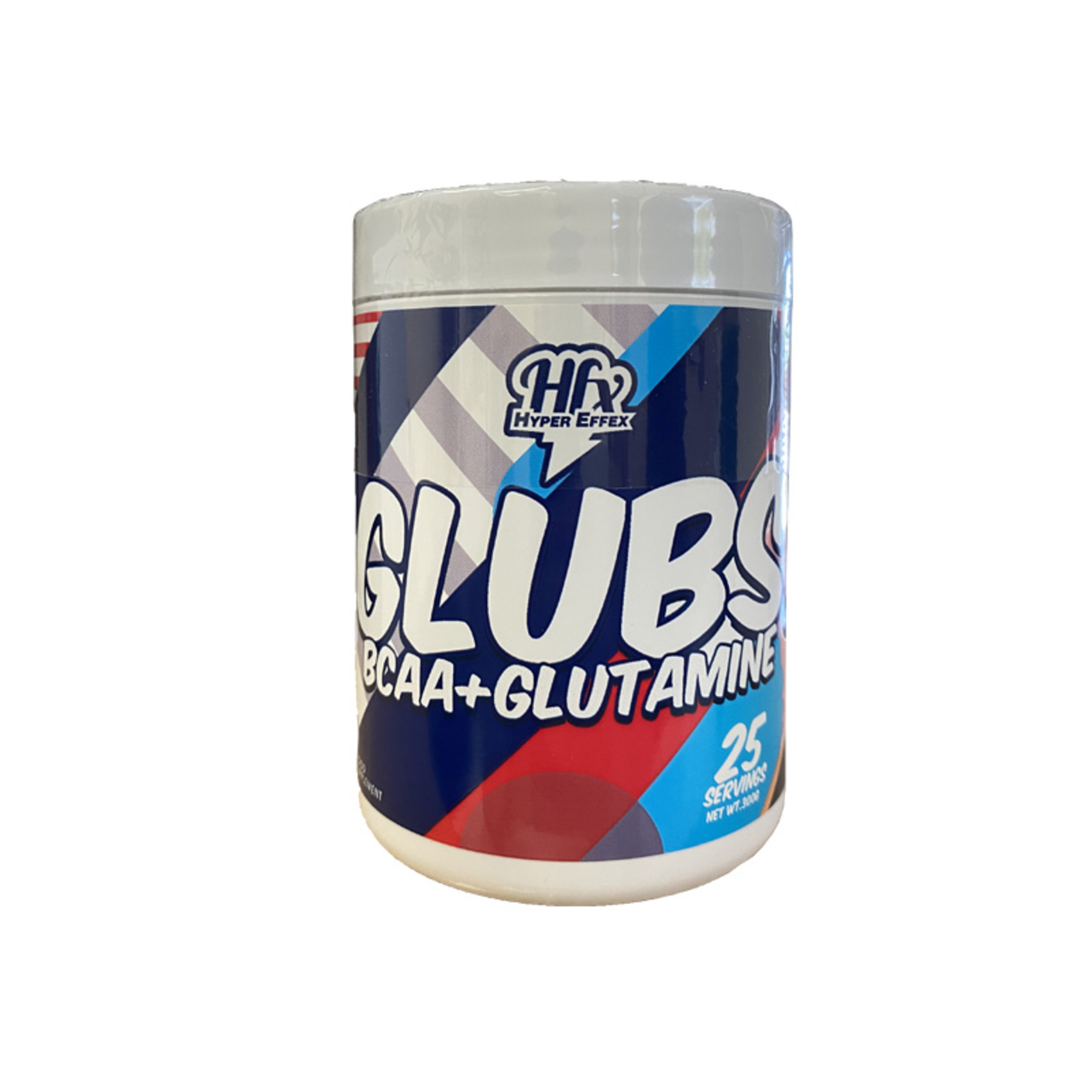 Suplemento Deportivo Glutamina Y Aminoácidos Glubs 300gr - Glubs - Bcaa's + Glutamine De Hypper Effex Combina Aminoácidos Y Glutamina Con Sabor.  MKP