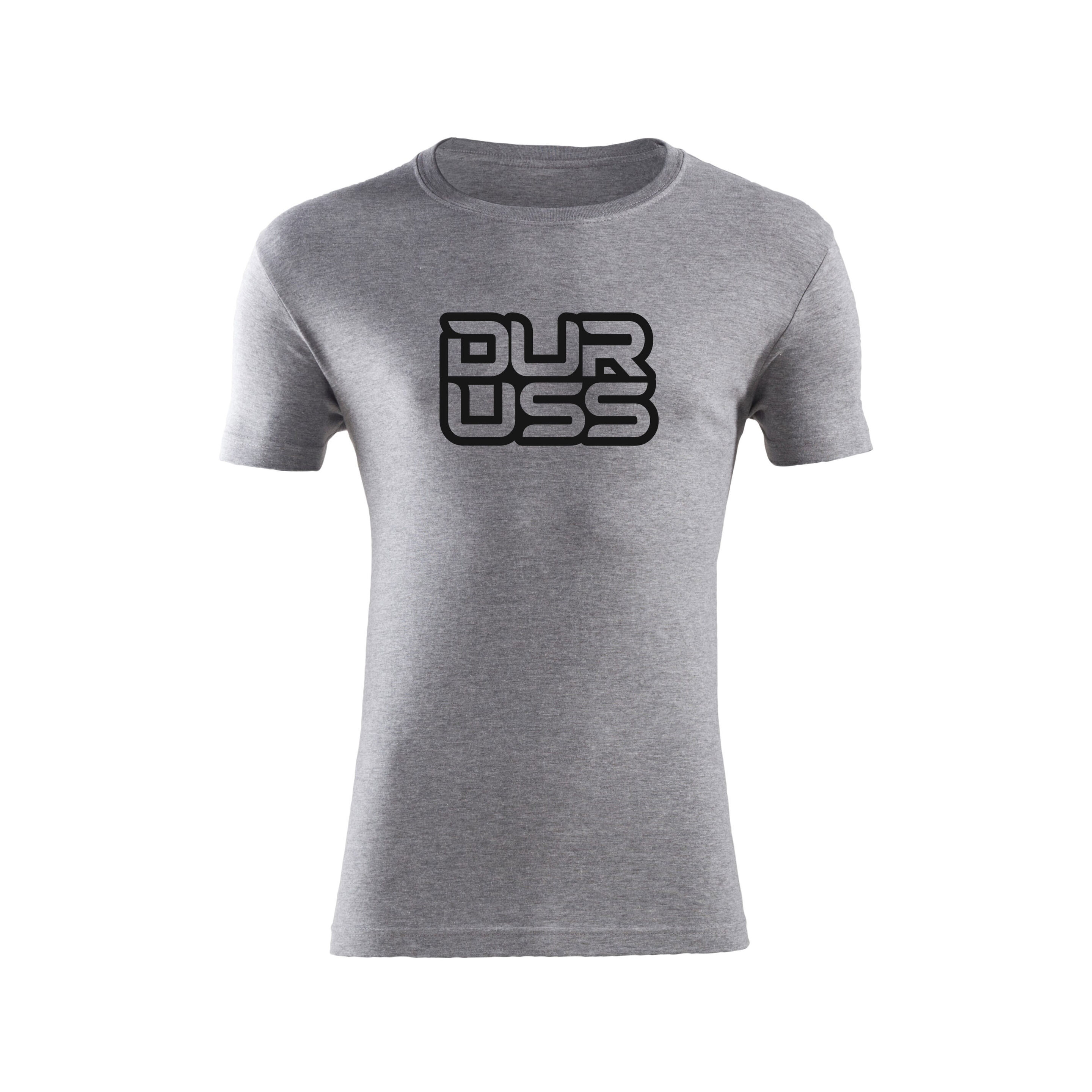 Camiseta Esporte Casual Cinza Brilhante Duruss Padel - Cinzento - Camiseta casual masculina de manga curta | Sport Zone MKP