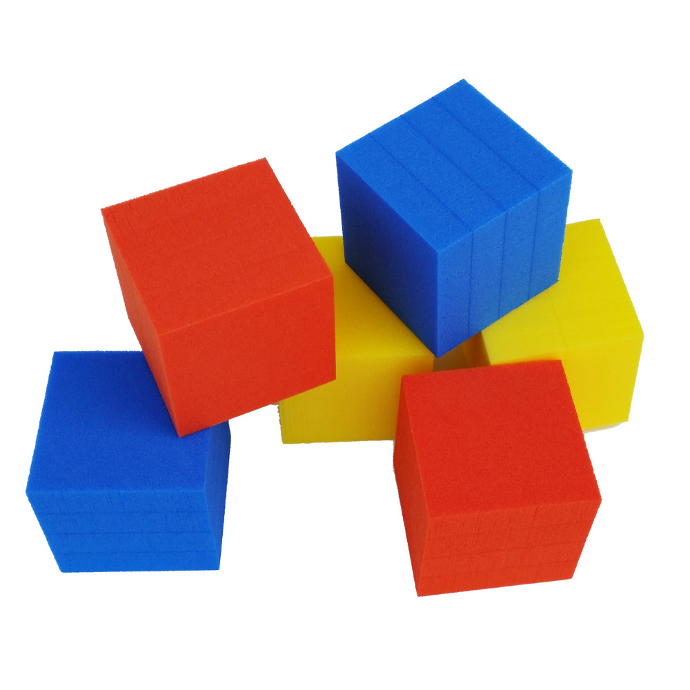 Cubos De Foam Leisis De 6 Unidades - multicolor - 