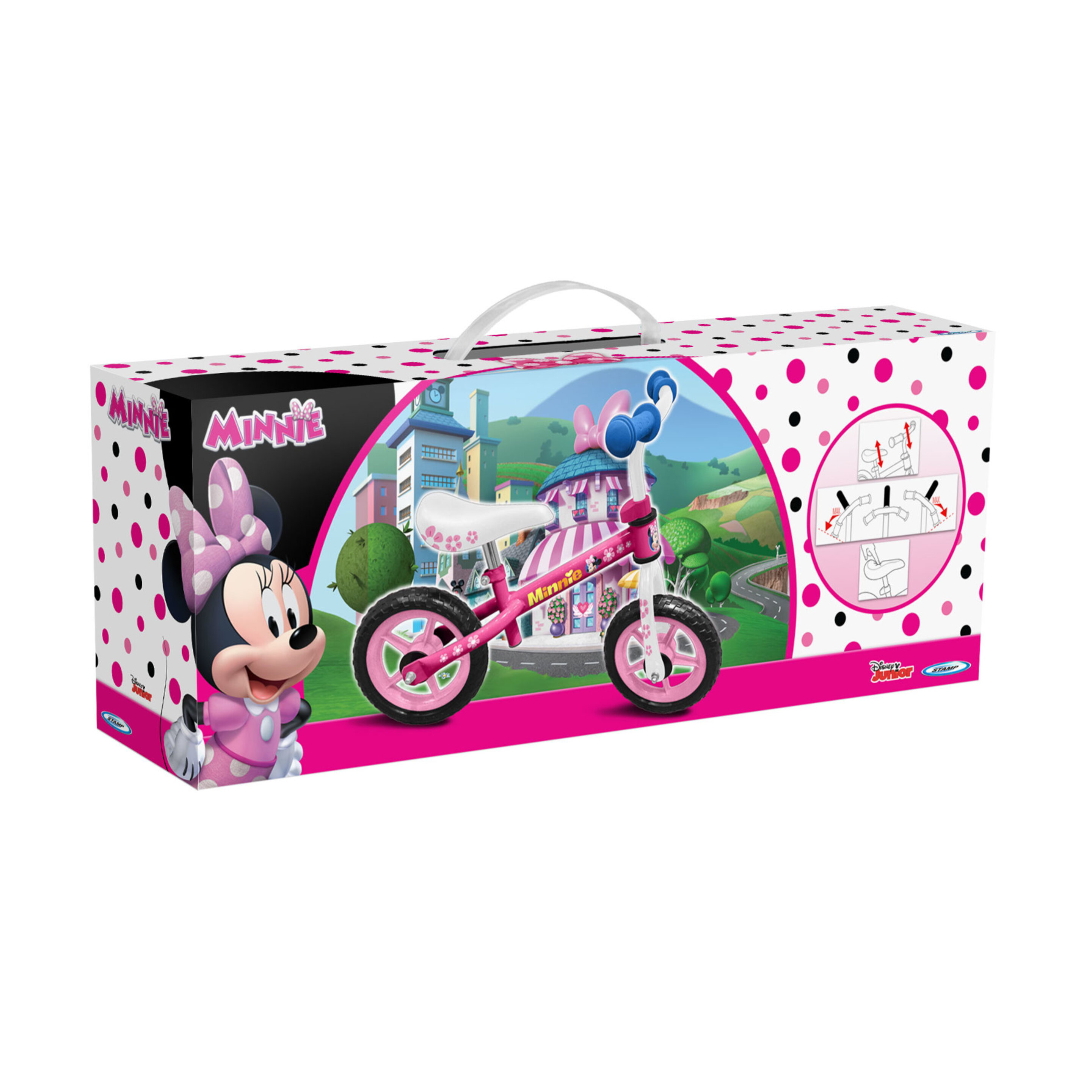 Bicicleta Equilibrio Menina 10 Polegadas Minnie Mouse 2-4 Anos