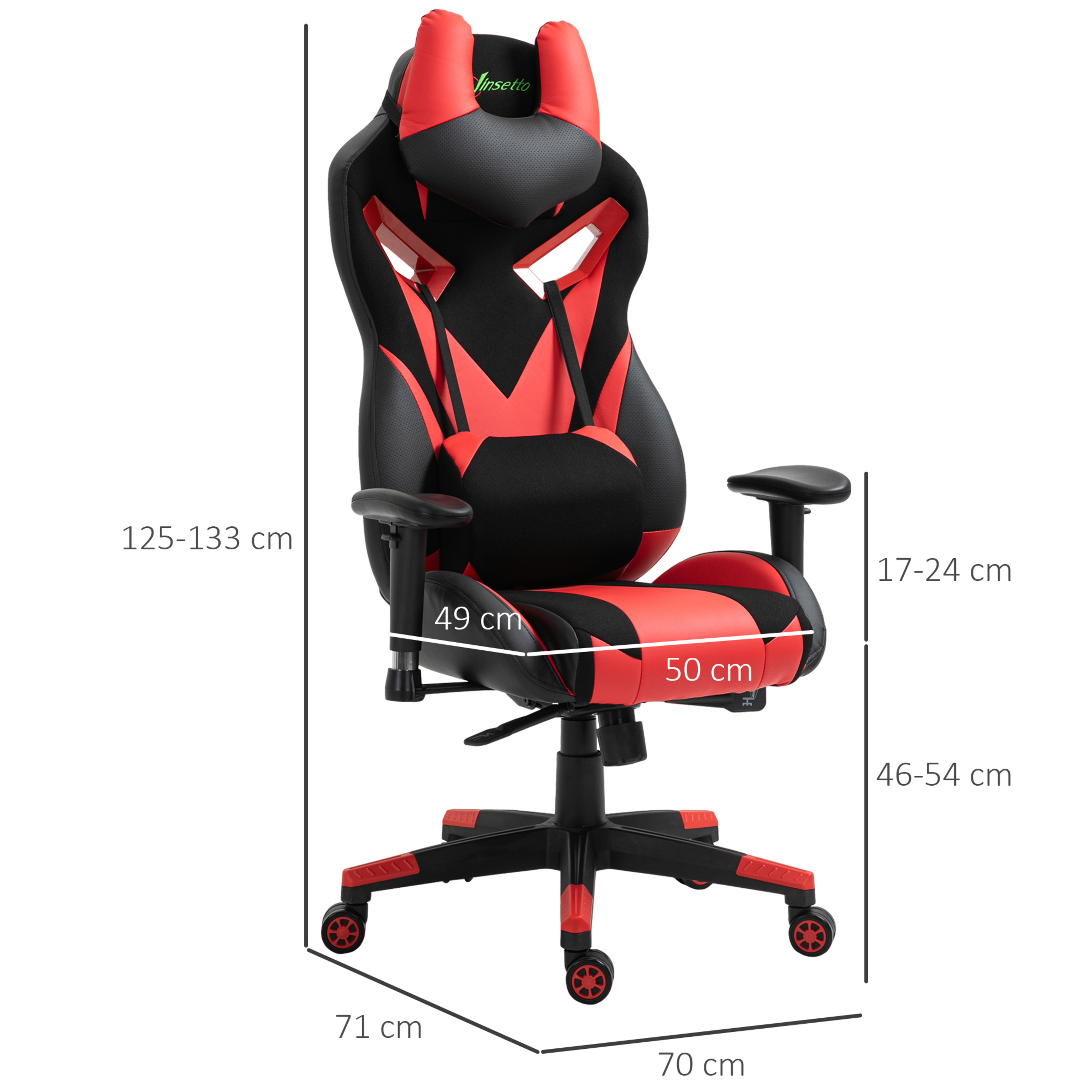 Silla Gaming Vinsetto 921-496rd