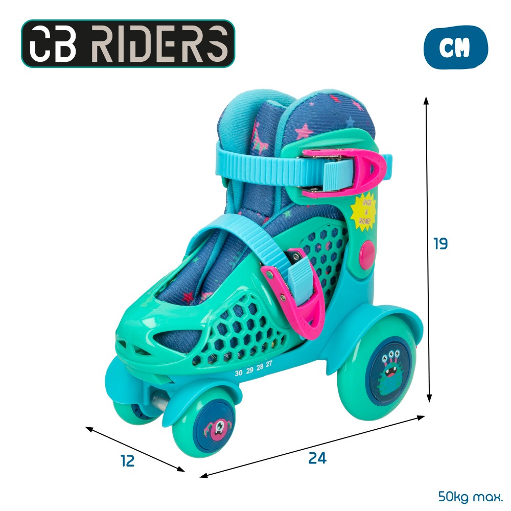 Patines Infantis Ride & Roar Cb Riders