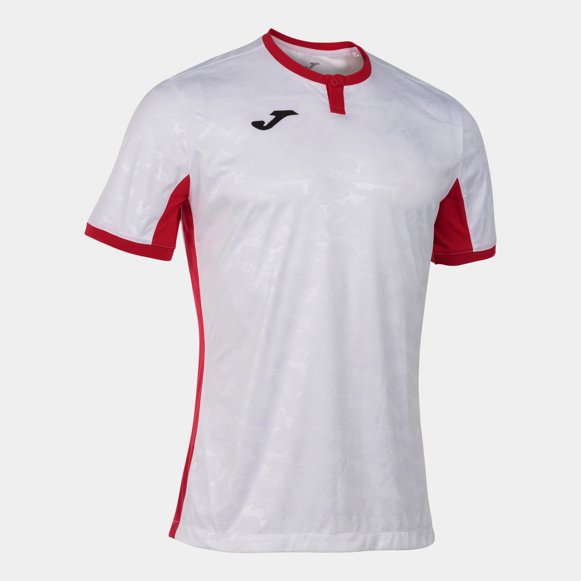 Camiseta Manga Corta Joma Toletum Ii Blanco Rojo - blanco-rojo - 